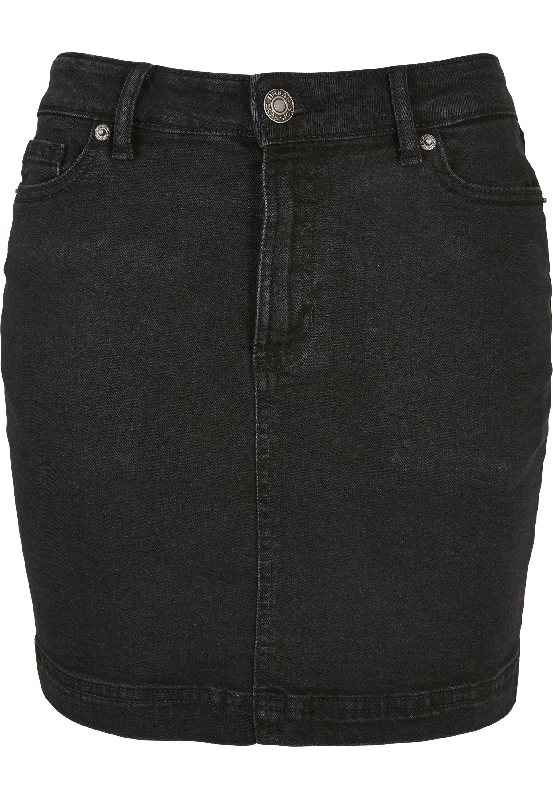 URBAN CLASSICS Maxirock "Urban Classics Ladies Organic Stretch Denim Mini Skirt" 1