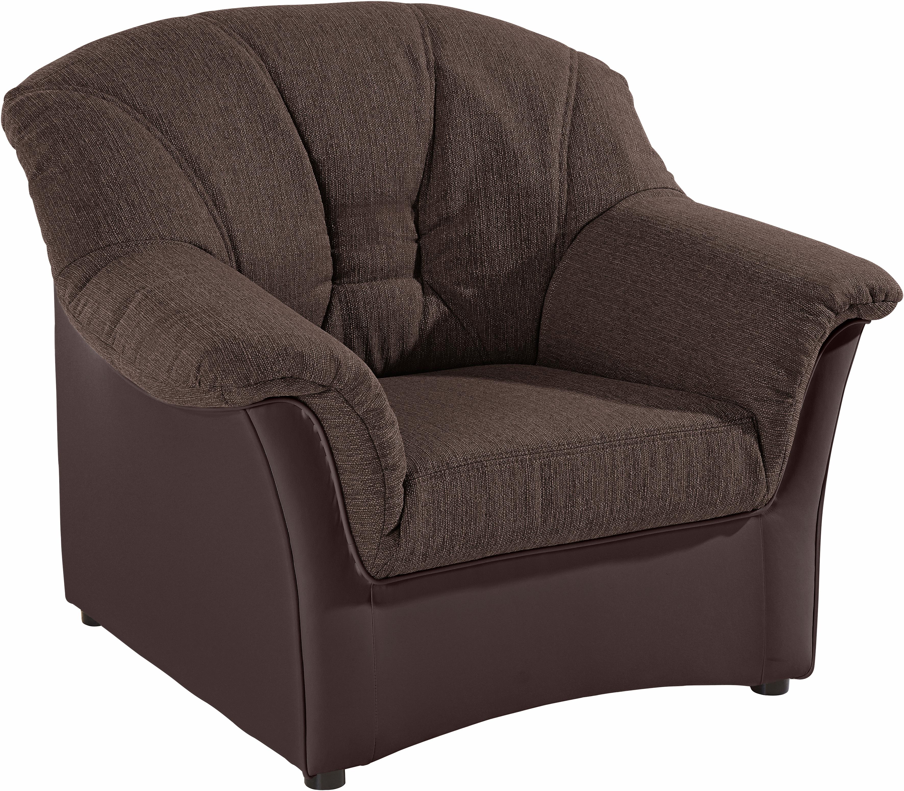 DOMO collection Sessel "ELVA elegante Rückensteppung" whlw. mit Federkern