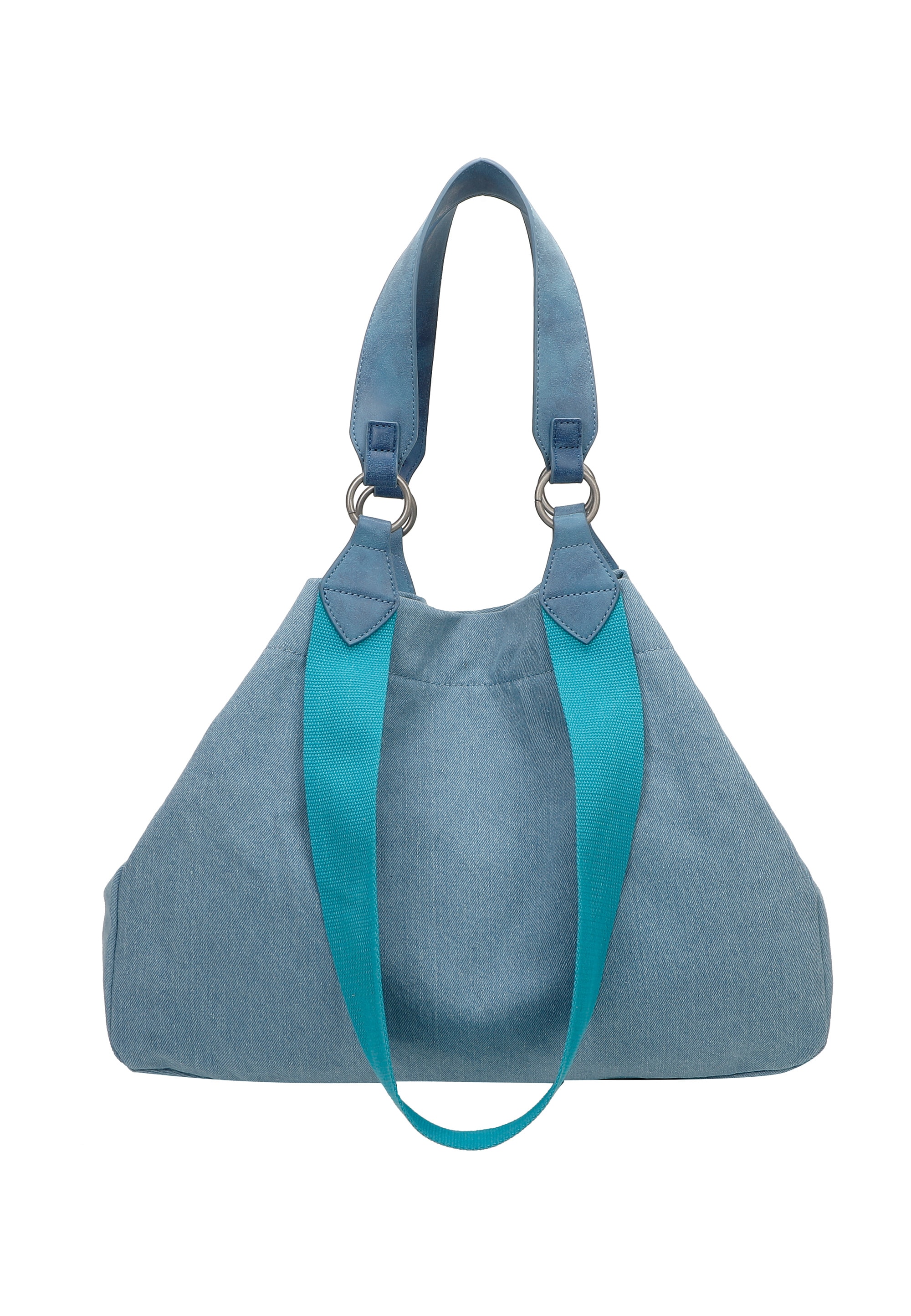 Fritzi aus Preußen Schultertasche »Izzy Medium Limited Denim«, mit abnehmbarem Brillenetui