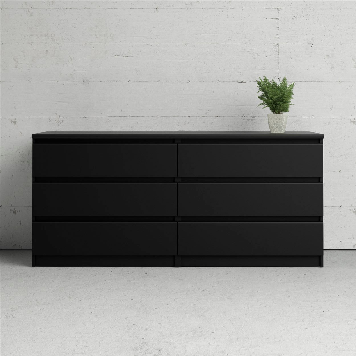 Home affaire Kommode "Naia, Aufbewahrung, Schubladenschrank, Sideboard,", mit 6 Schubladen, Breite 153 cm, Höhe 70 cm