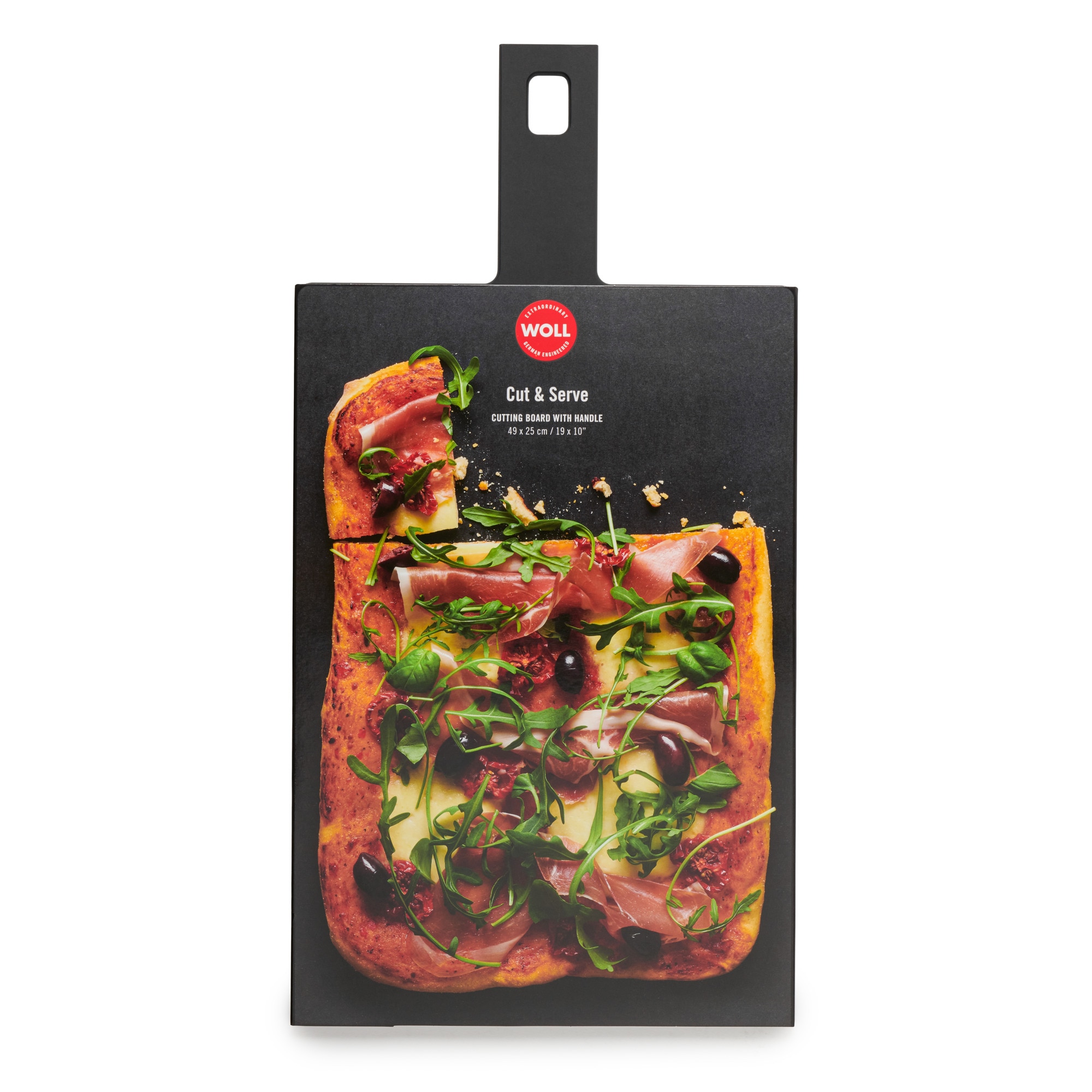 WOLL Servierbrett »Woll Cut & Serve, Brett 49 x 24 cm« aus FSC®-zertifiziertem Papierverbundstoff