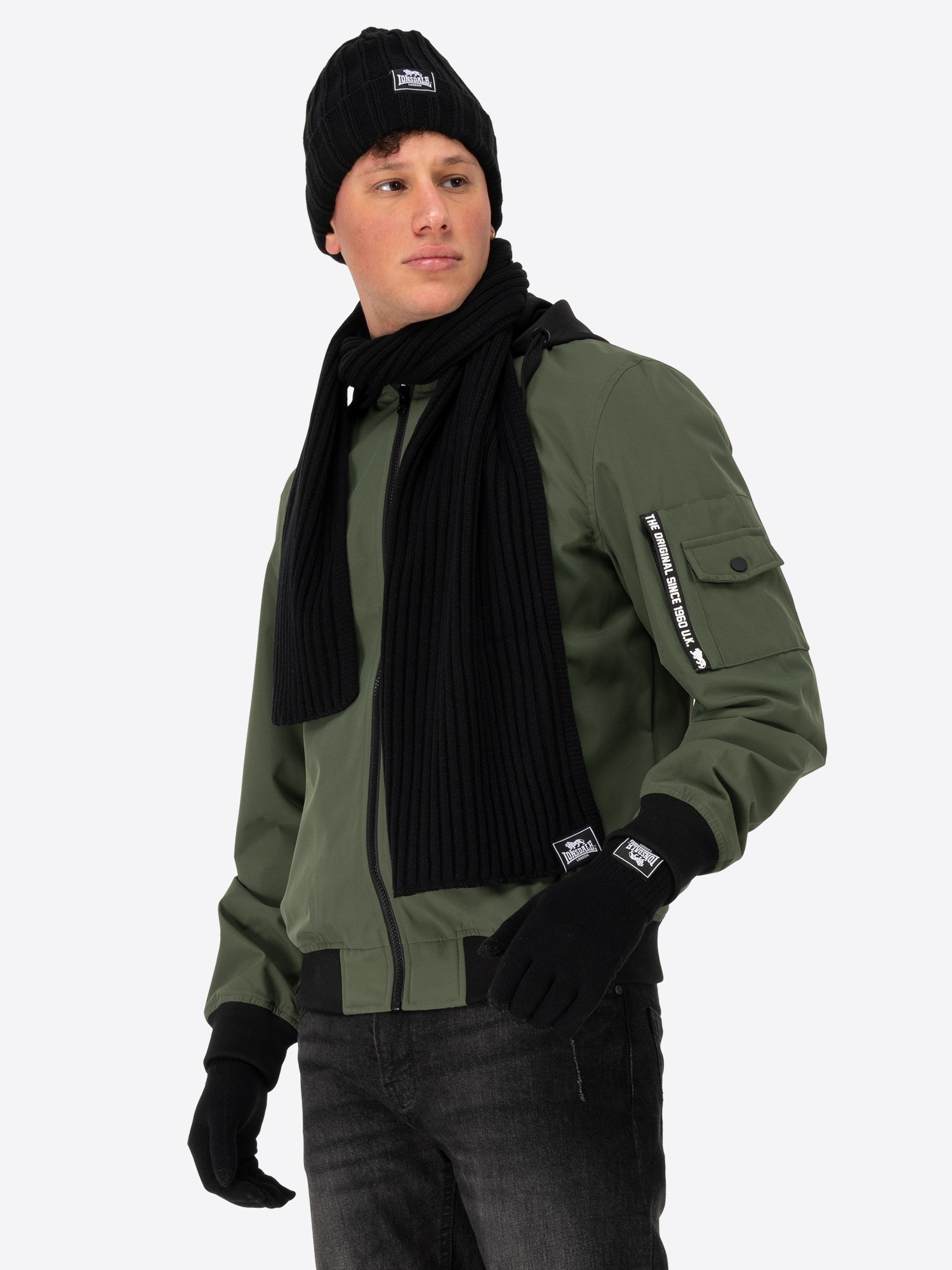Lonsdale Beanie », Schal und Handschuhe als Set ACOMB«, (3 St.)