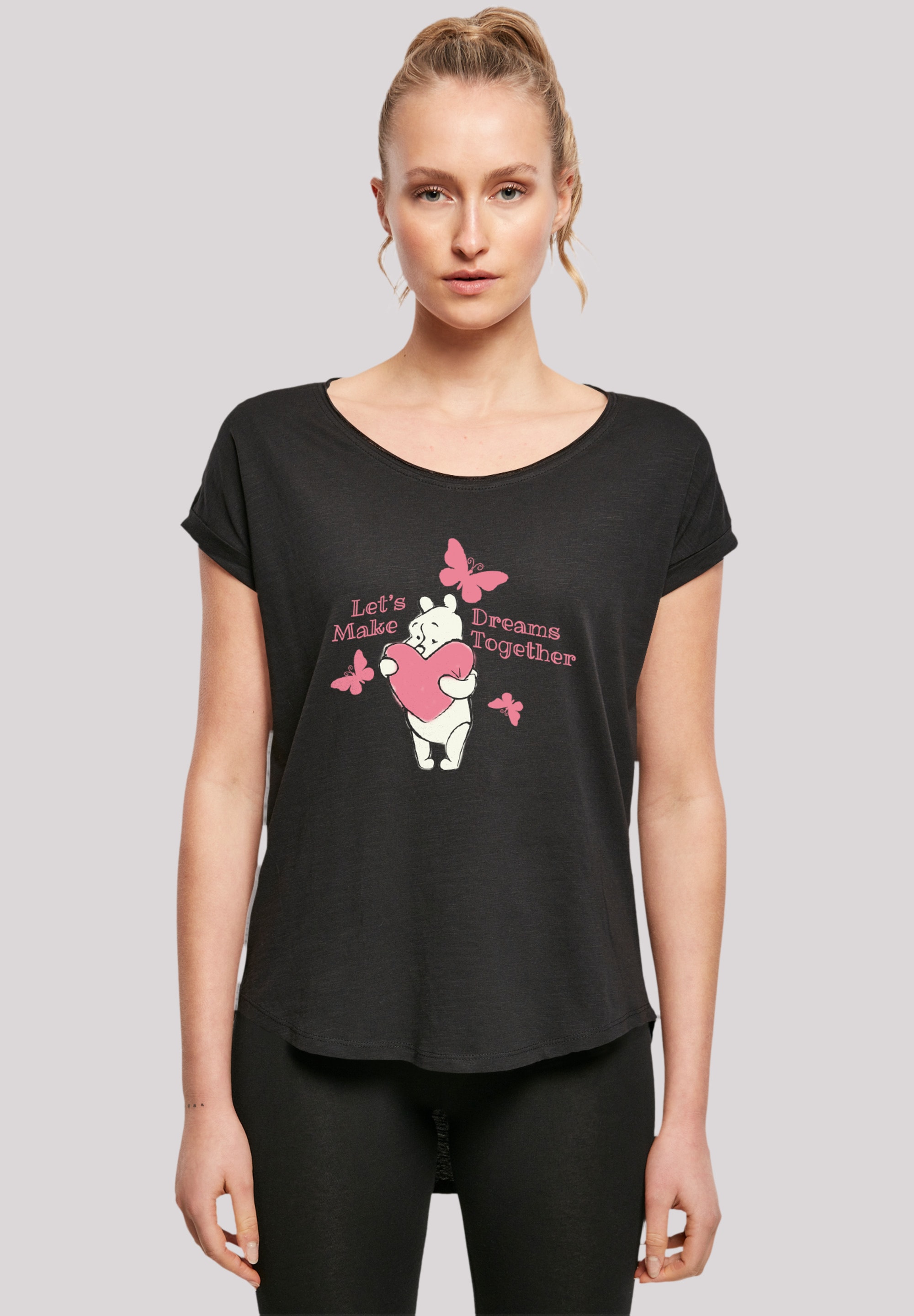 T-Shirt »Disney Winnie Puuh Let's Make Dreams Together«, Premium Qualität
