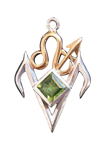 Amulett »Amulett Anhänger Briar Edelsteine mit Peridot Libera«