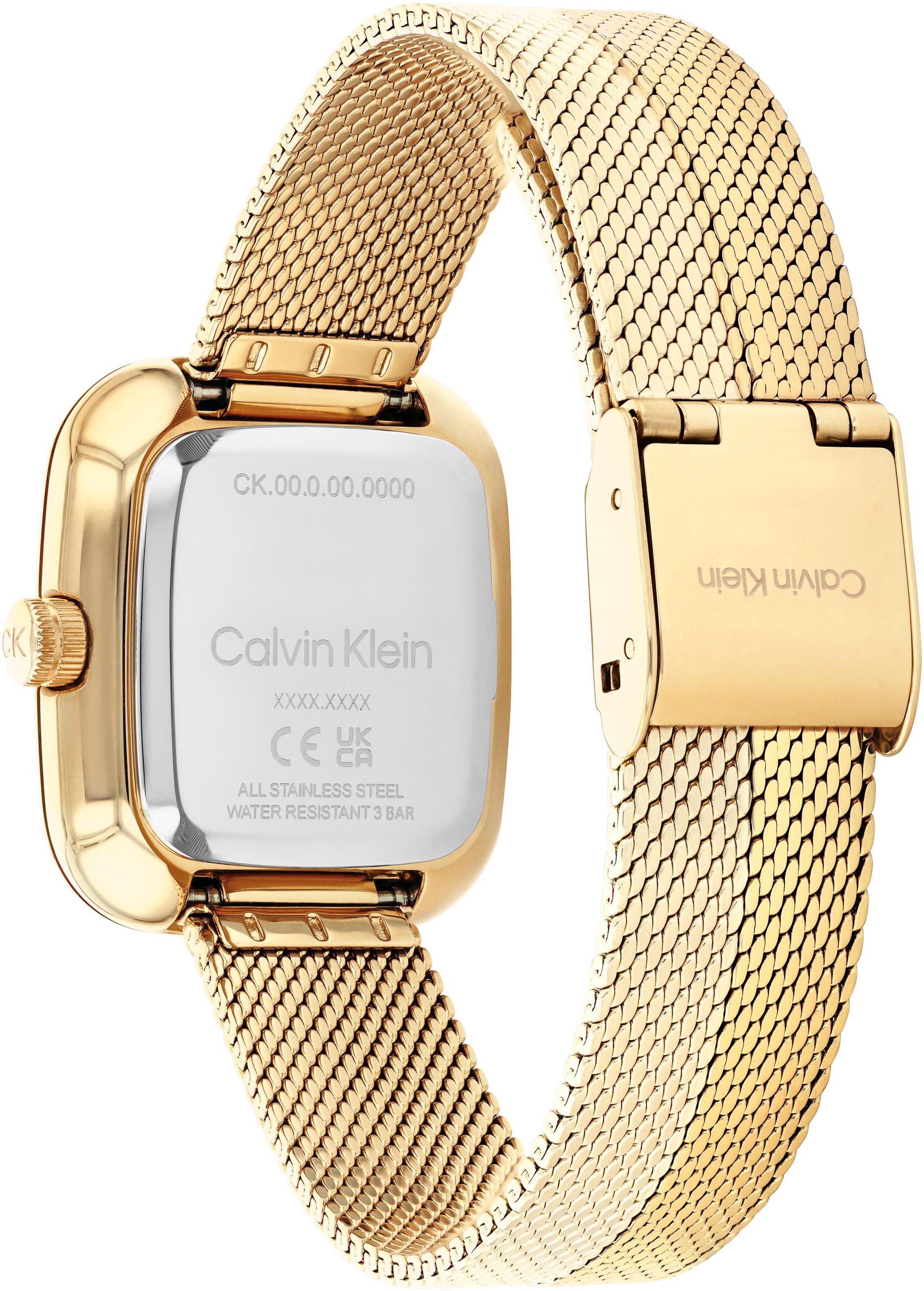 Calvin Klein Quarzuhr »CK Adore«, Armbanduhr, Damenuhr, Edelstahlarmband, analog