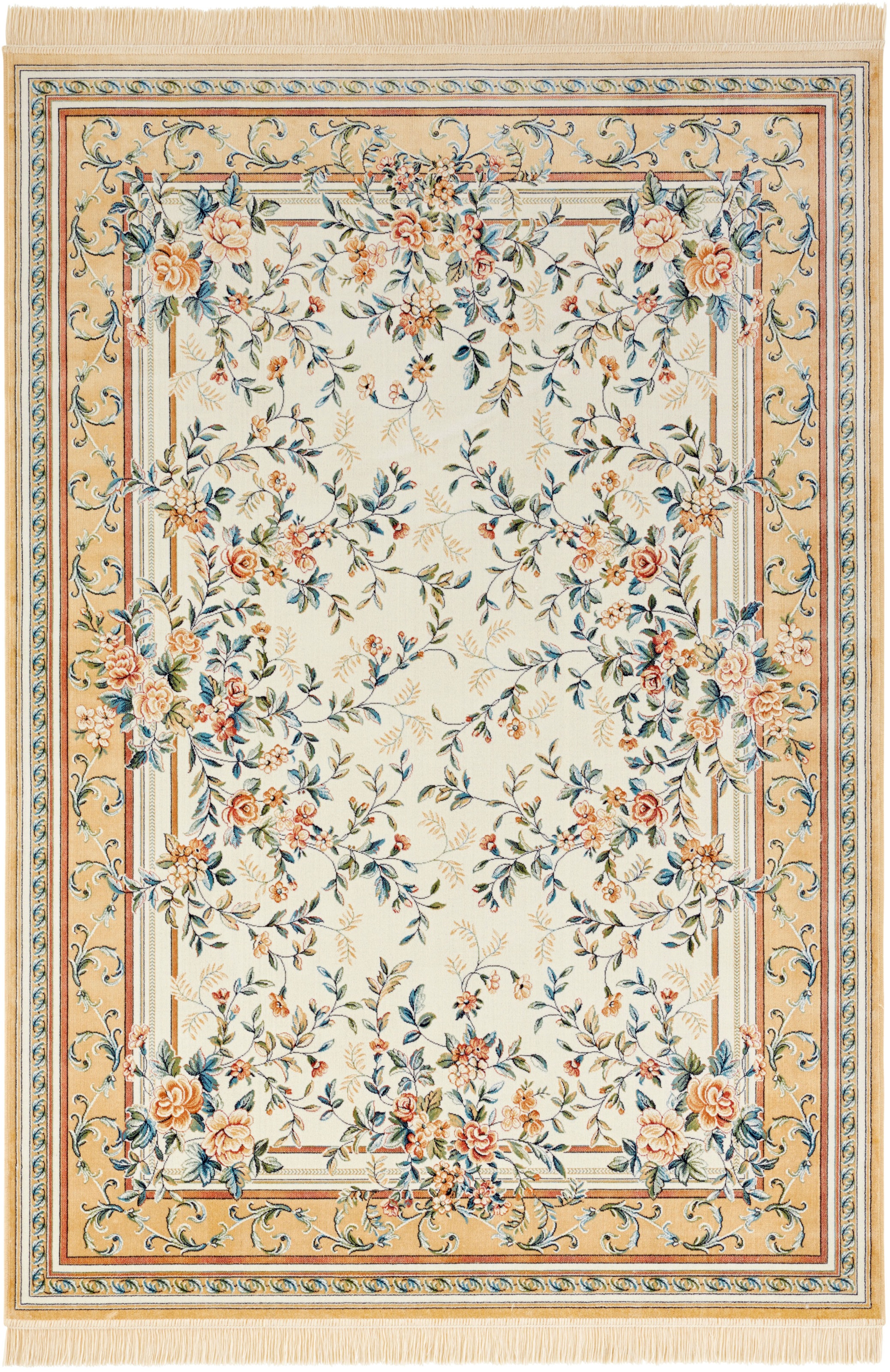 HANSE Home Teppich "Antik Flowers" rechteckig 5 mm Höhe Orientalisch mit Fr günstig online kaufen