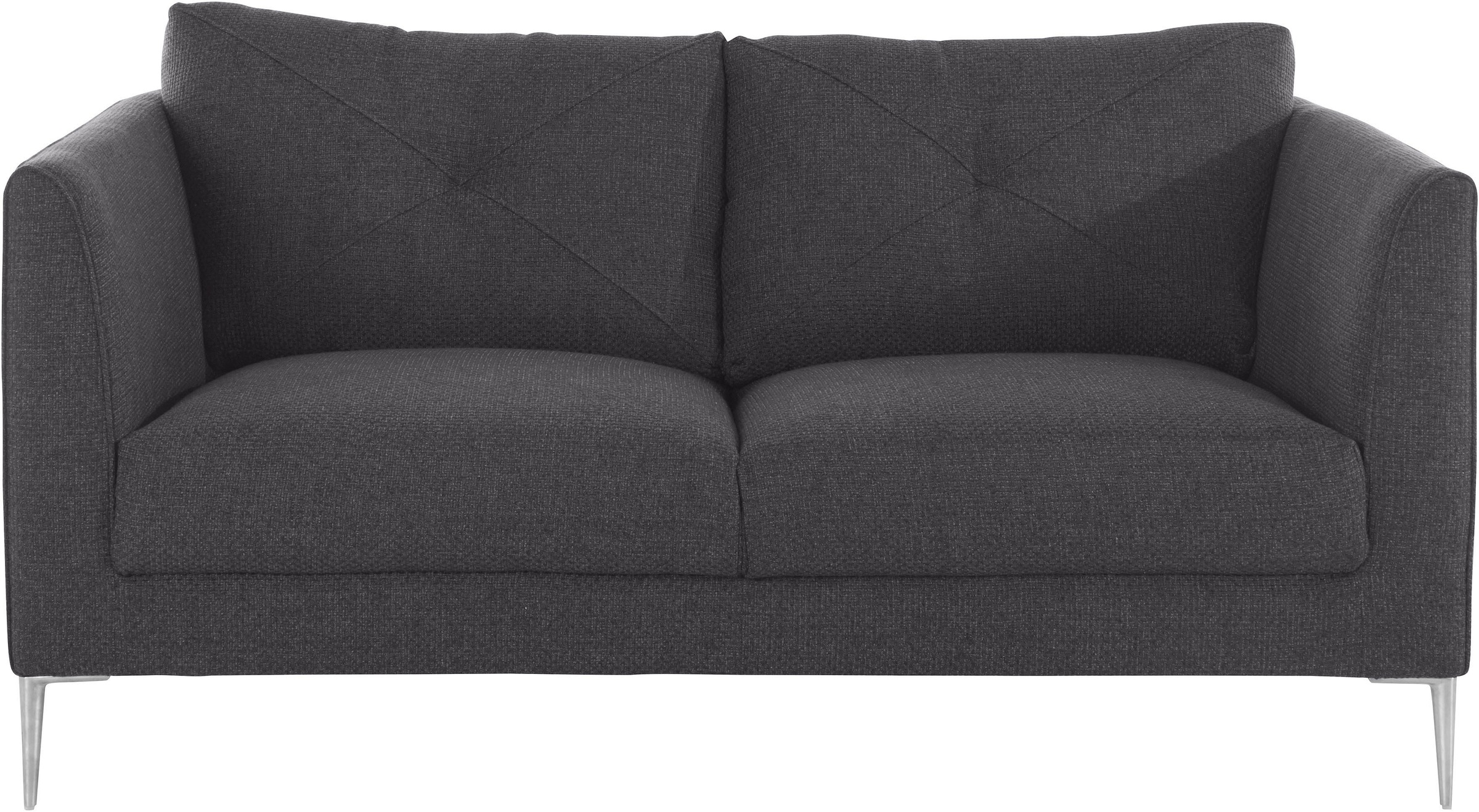 Thumbnail - TRENDMANUFAKTUR 2-Sitzer "Chilltime, elegant und bequem, Komfortsitzhöhe 46cm, hoher Fuß", mit eleganter Kreuznaht in de...
