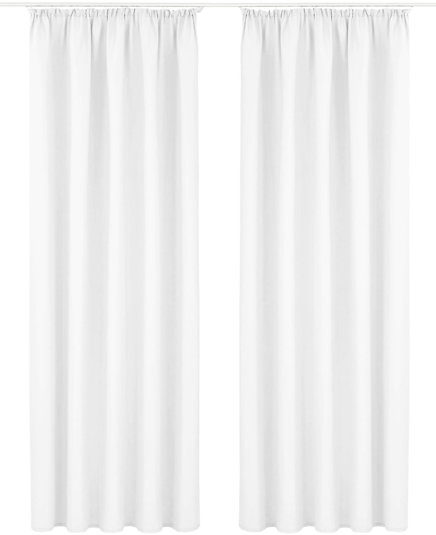 my home Vorhang "Raja, Gardinen mit Kräuselband, Vorhänge Wohnzimmer" Kräus günstig online kaufen