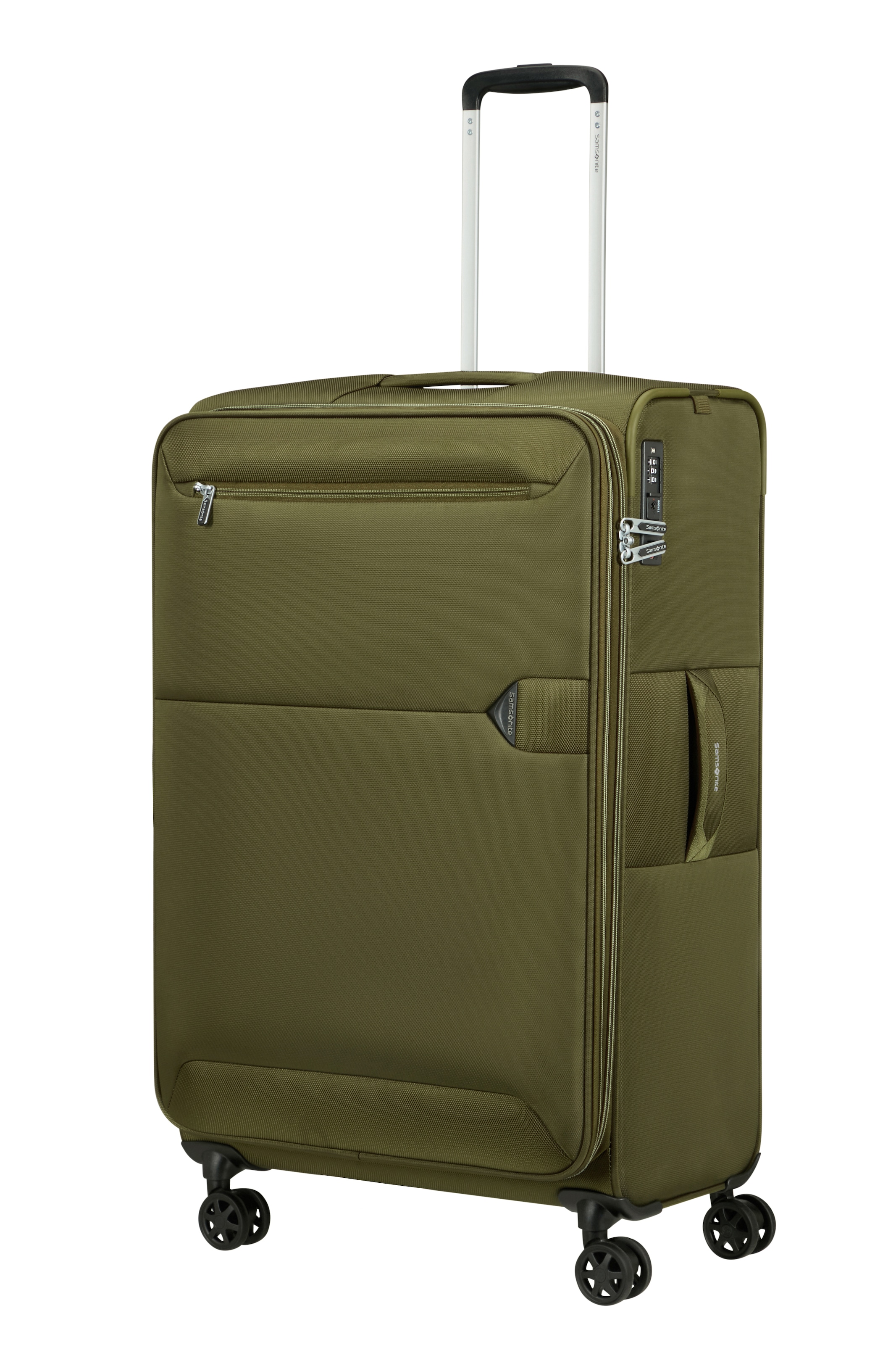 Samsonite Weichgepäck-Trolley »URBIFY, verschiedene Größen« 107 l 4 Rollen aus Recycle-Polyester, mit Kreuzspanngurt, mit Fronttasche