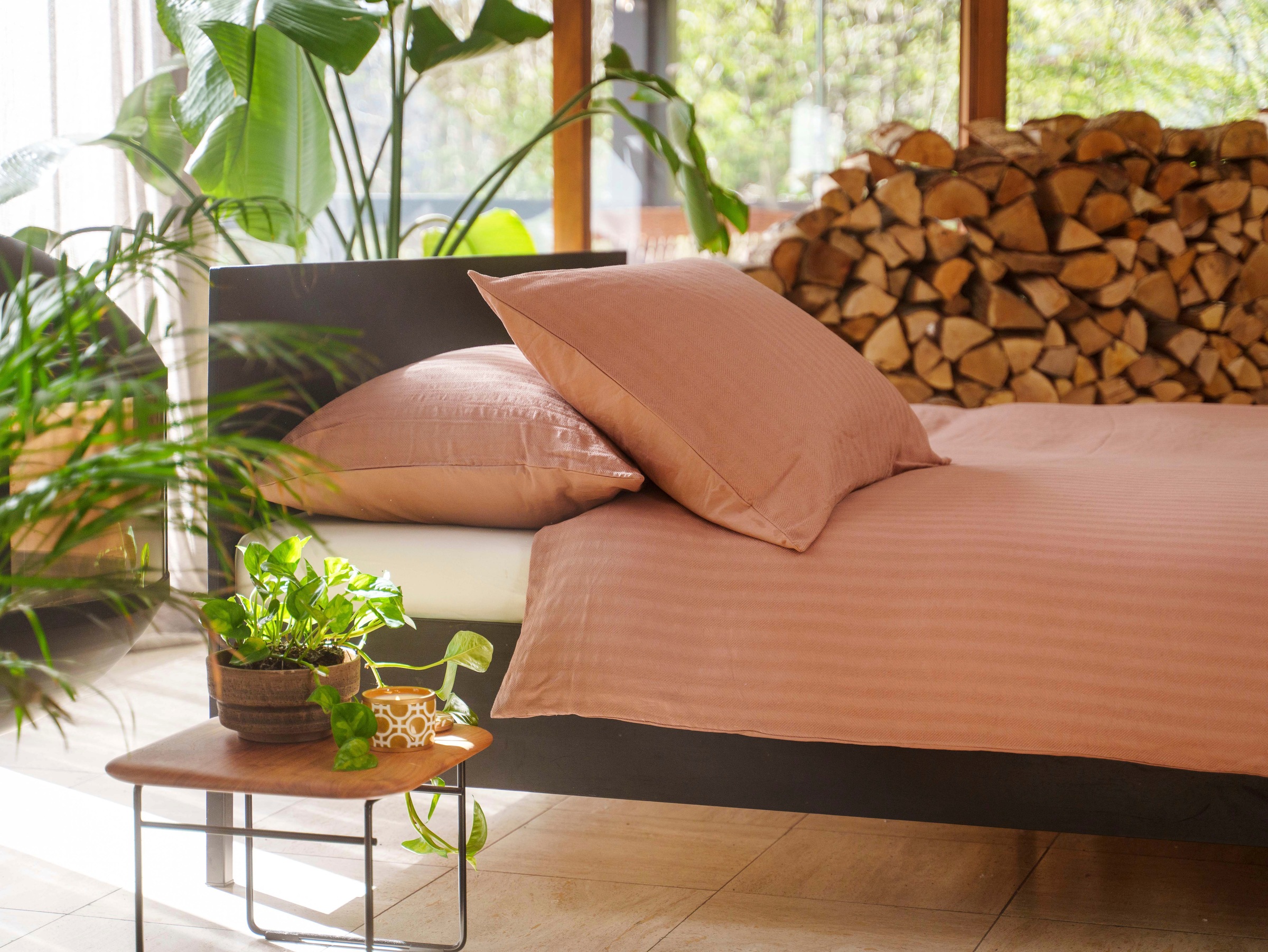 kayori Bettwäsche "Nani" 2 Stk. 65% Baumwolle - 35% Leinen günstig online kaufen