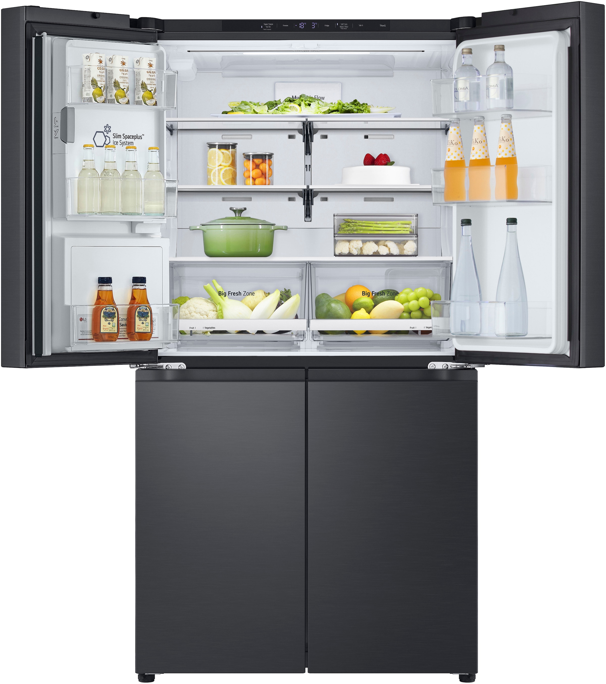 LG Multi Door Full Size Serie 9 »GMF960EV2E« 179,2 cm hoch 91,4 cm breit No Frost, Wasserspender mit Smart Fill, großer Nutzinhalt von 646 L