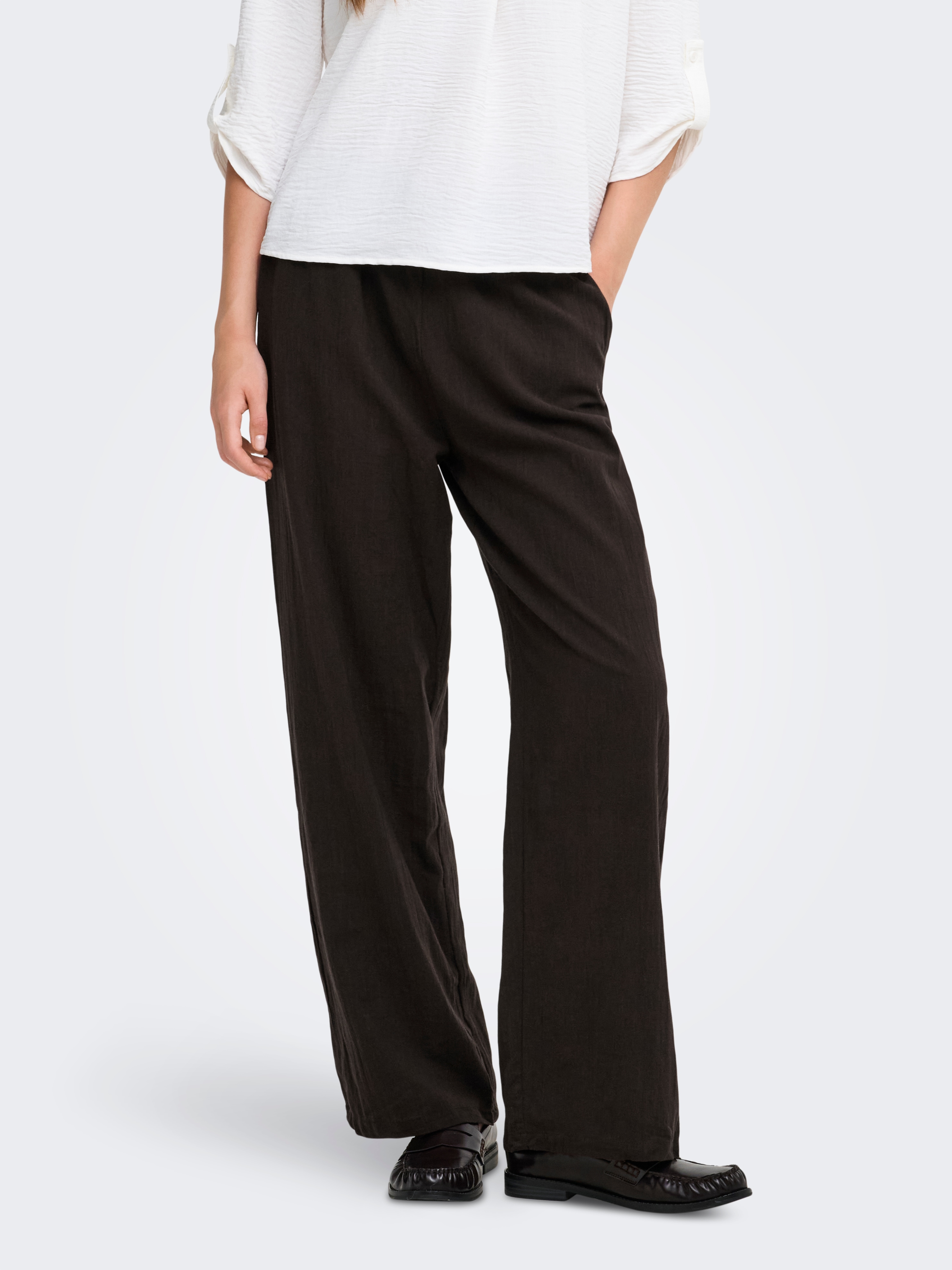 ONLY "ONLTIZANA COTTON LOOSE PANTS WVN NOOS"