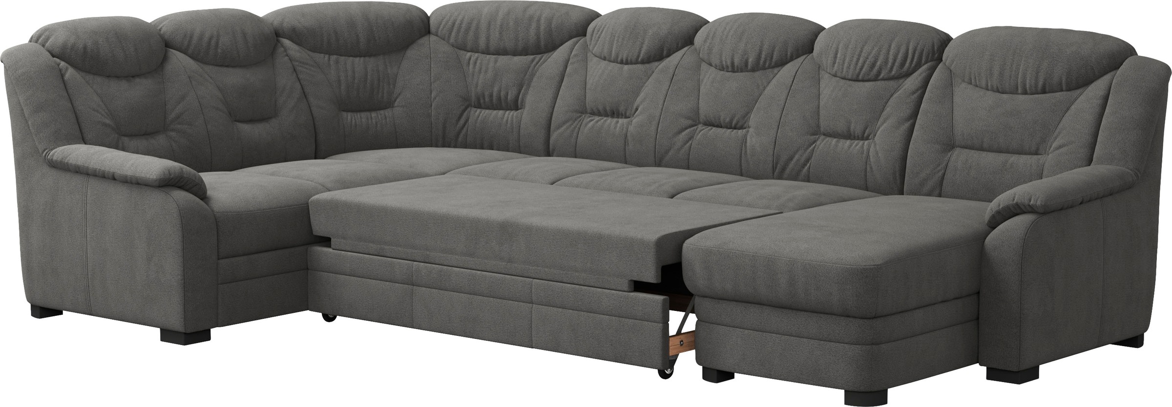 COTTA Wohnlandschaft »Marcus U-Form«, Bequeme Wohnlandschaft in klassischem Design mit hoher Rückenlehne