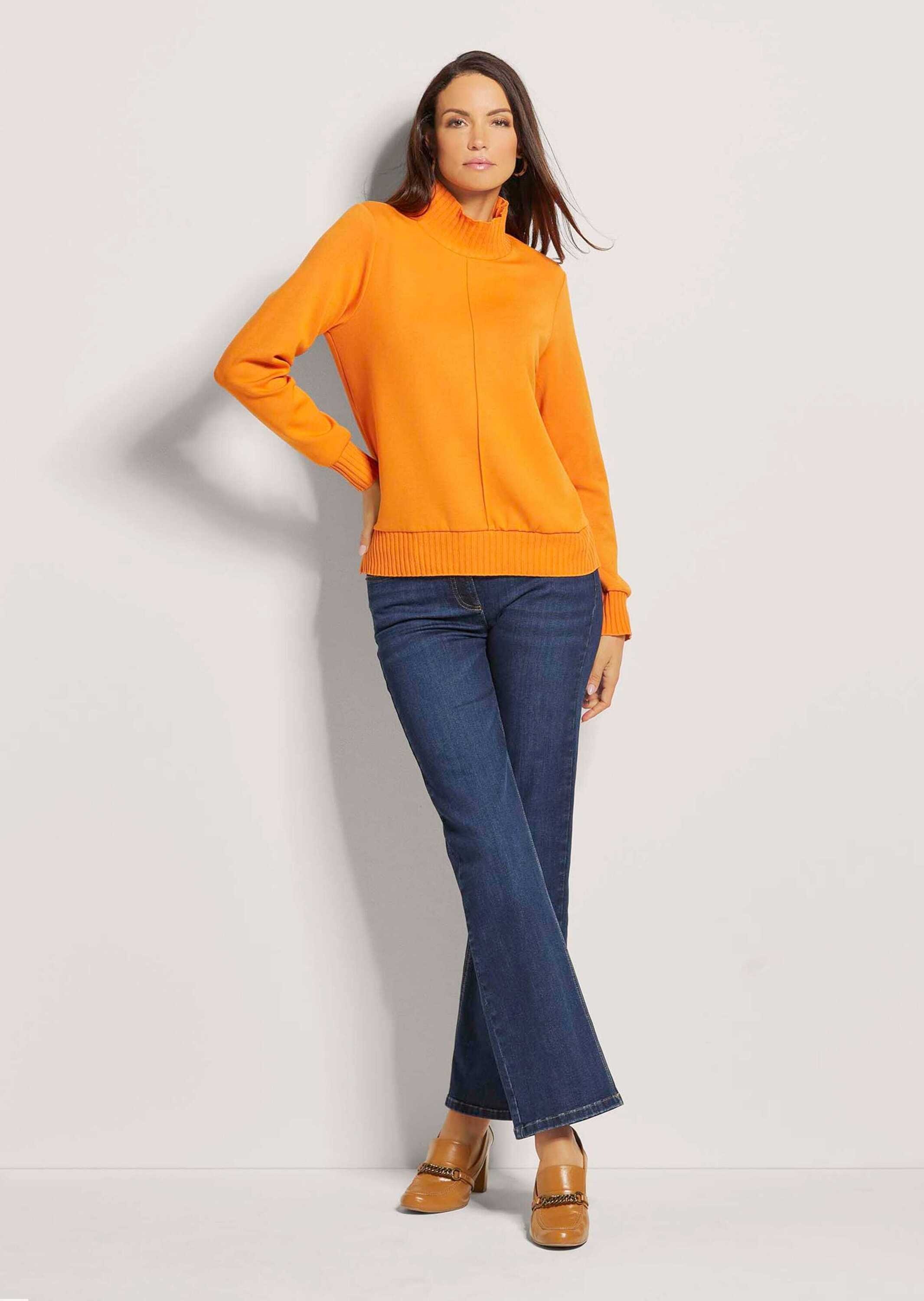 MADELEINE Langarmshirt "Sweatshirt Sweatshirt mit Rippenabschlüssen" günstig online kaufen