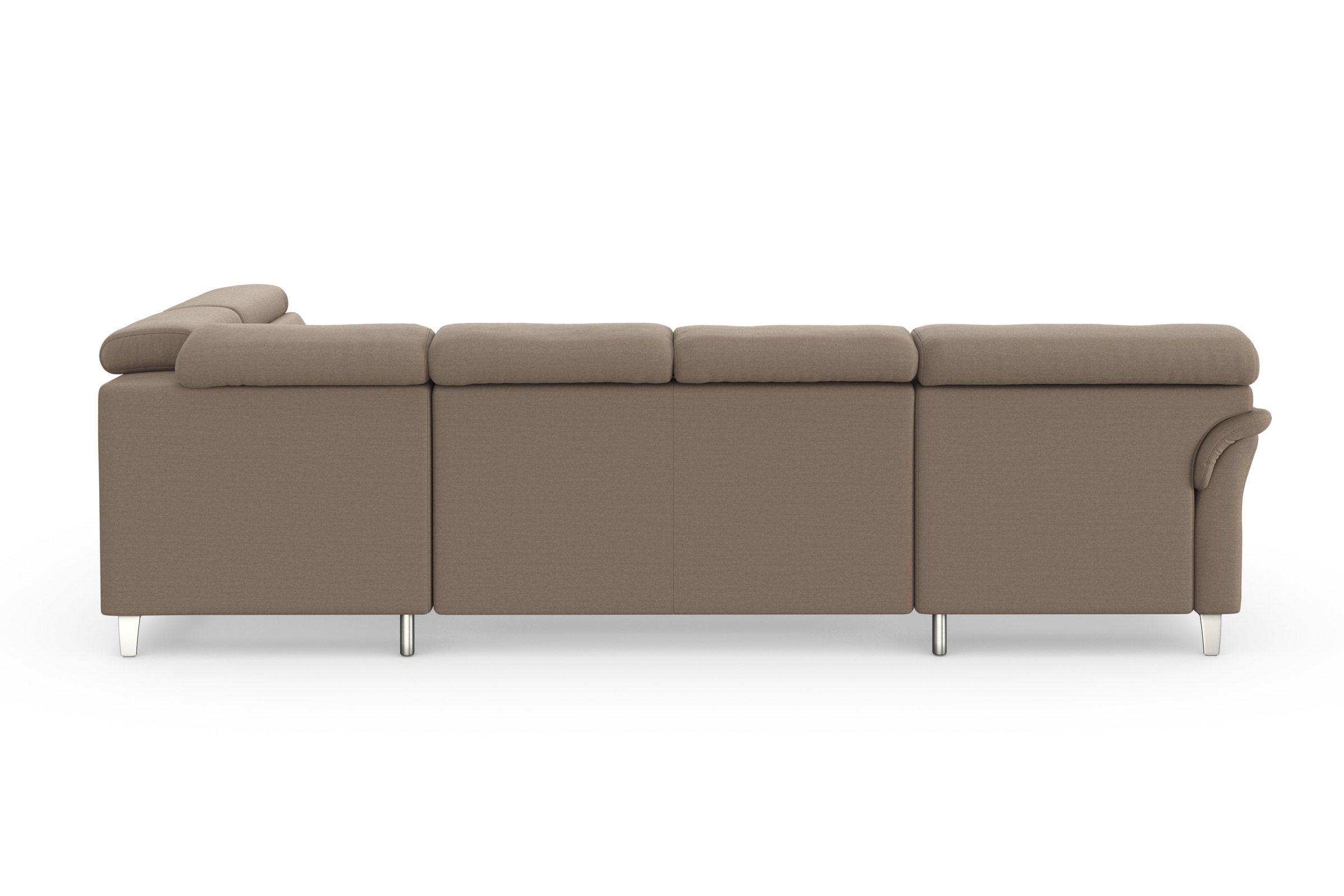 sit&more Wohnlandschaft »Marano U-Form«, inklusive Kopfteilverstellung, wahlweise mit Bettfunktion, Bettkasten