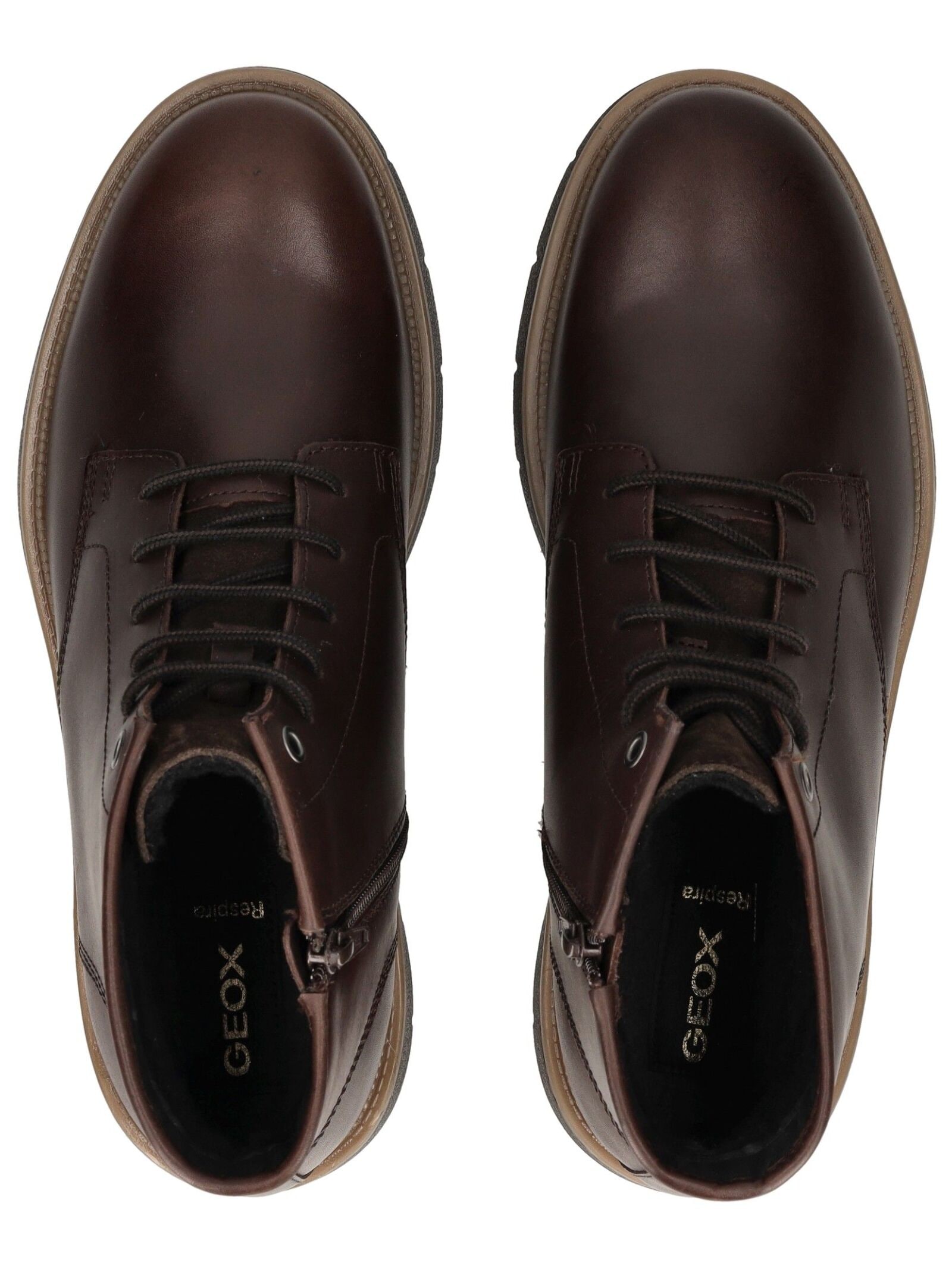 Geox Schnürstiefelette »Geox Stiefelette Leder/Textil«