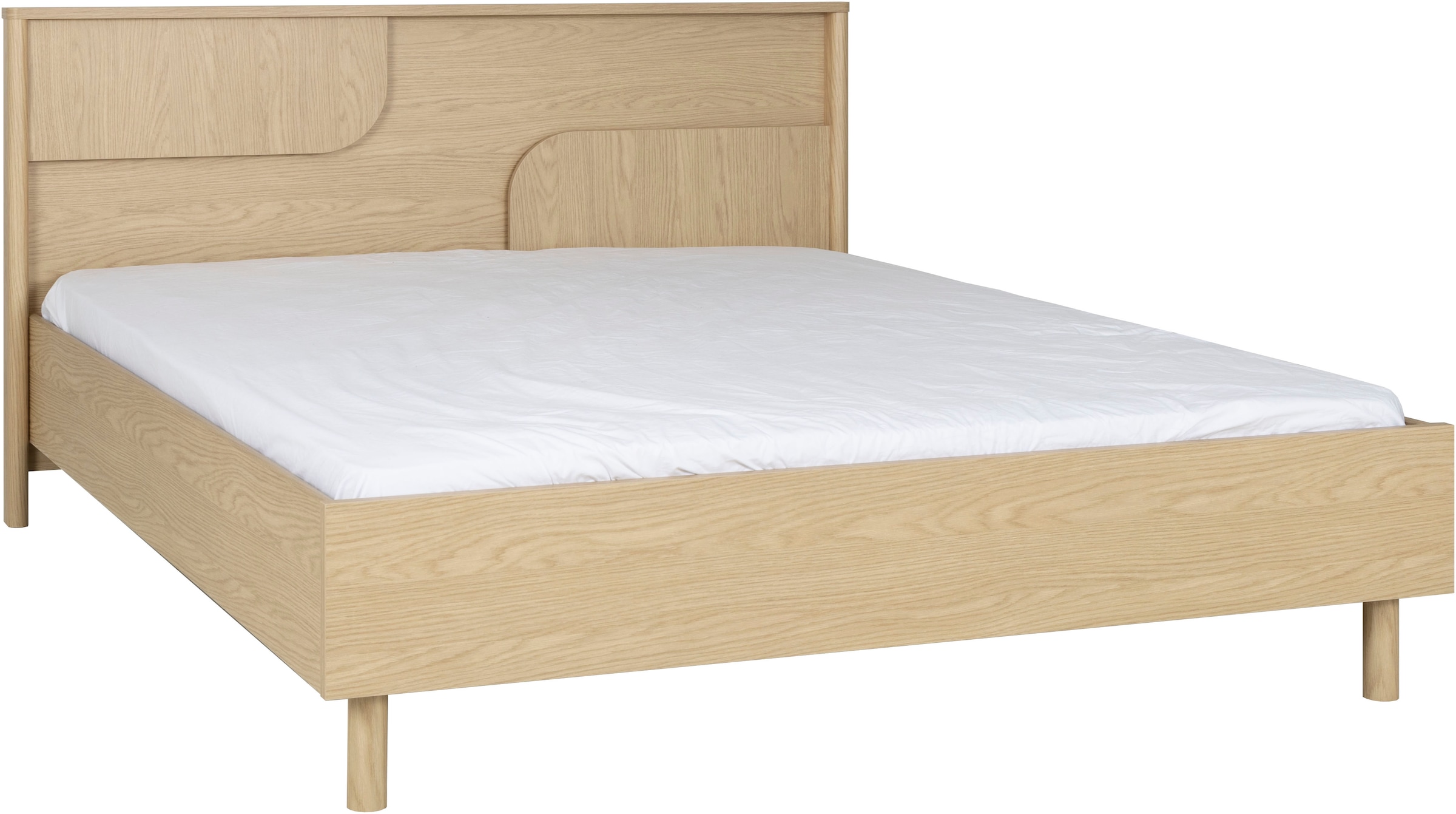 Gami Einzelbett "Galys Bett 160 x 200", mit LED beleuchtetem Kopfteil, ohne günstig online kaufen