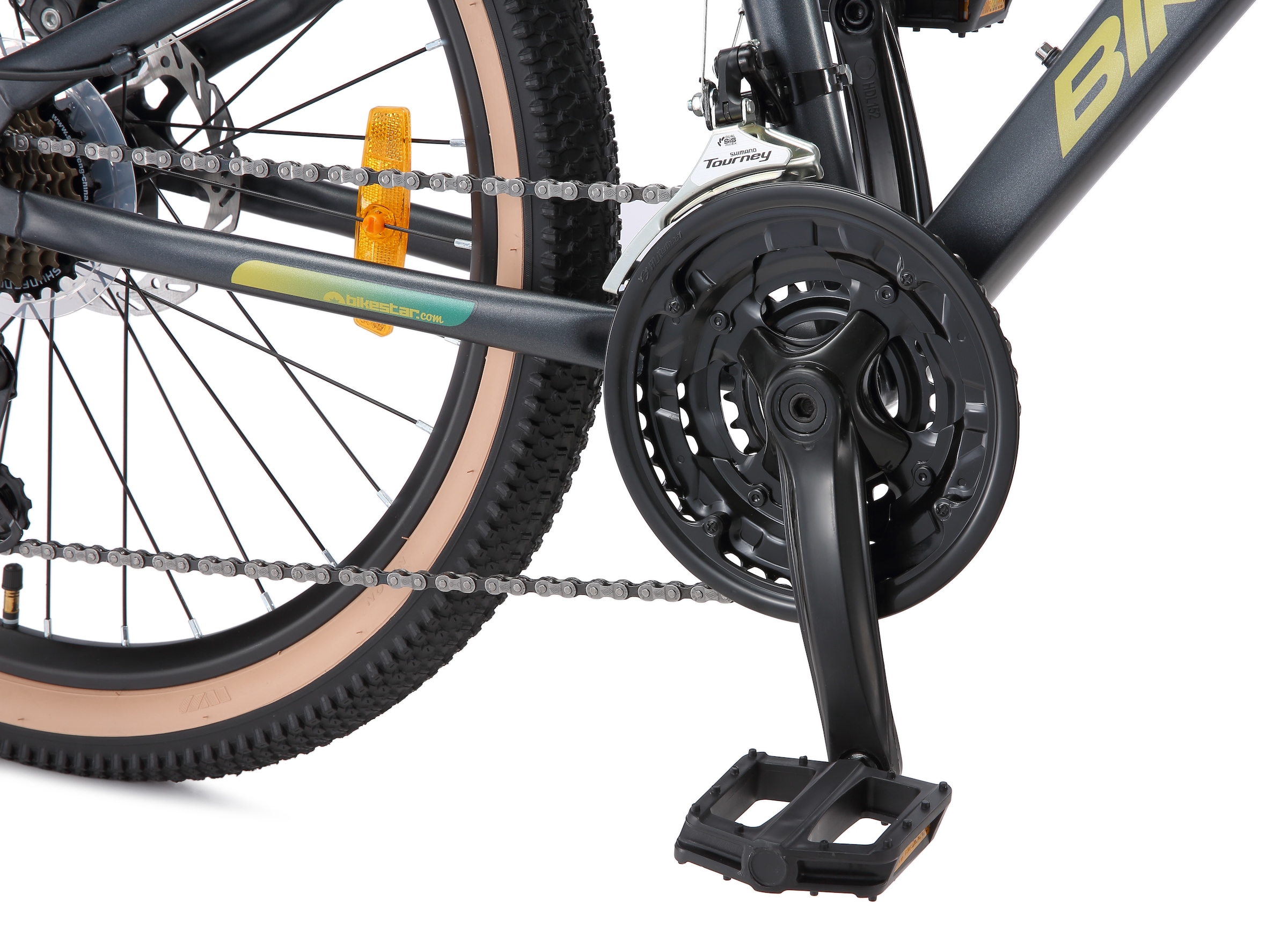 Bikestar Jugendfahrrad 21 Gang Shimano RD-TY21 Schaltwerk Kettenschaltung