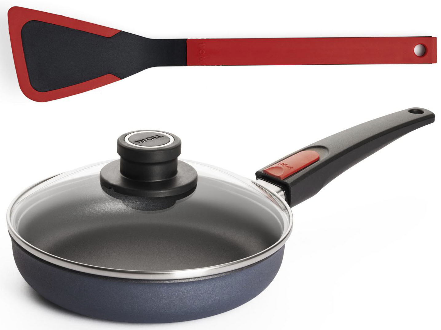 Bratpfanne »Diamond Lite«, Aluminium, (Set, 3 tlg.), Induktion, inkl. Pfannenwender,...