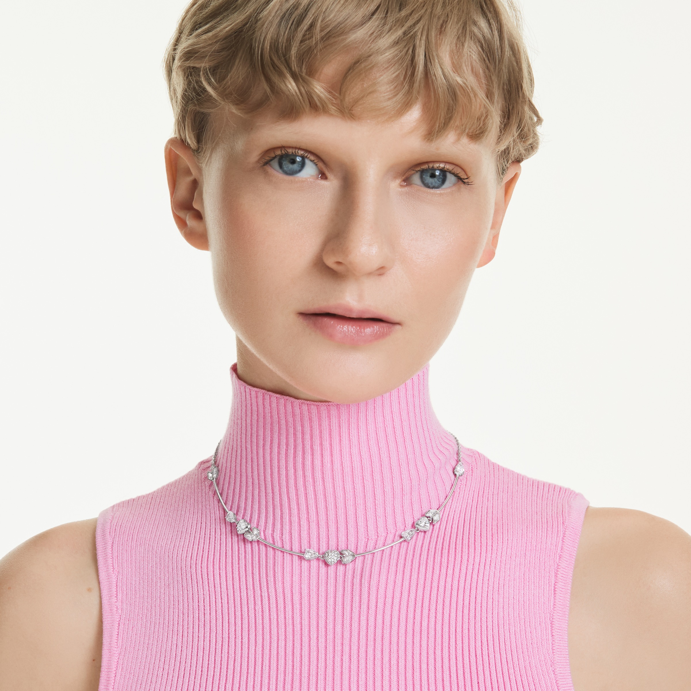 Swarovski Collier »Schmuck Geschenk Idyllia Halskette Herz mit Pfeil« mit Swarovski® Kristall - mit Swarovski® Perle