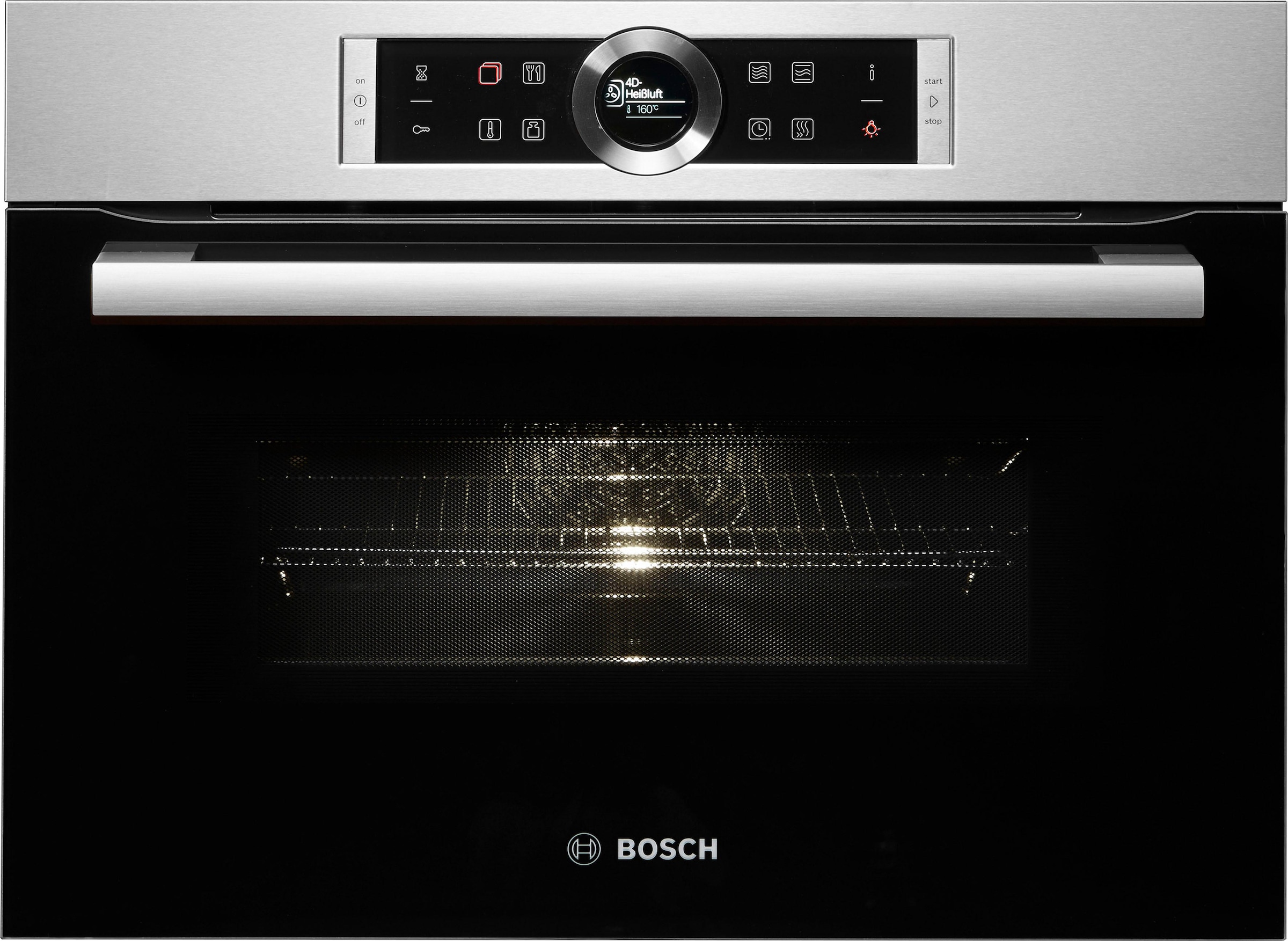 BOSCH Backofen mit Mikrowelle, Bedienung mit TFTDisplay BAUR