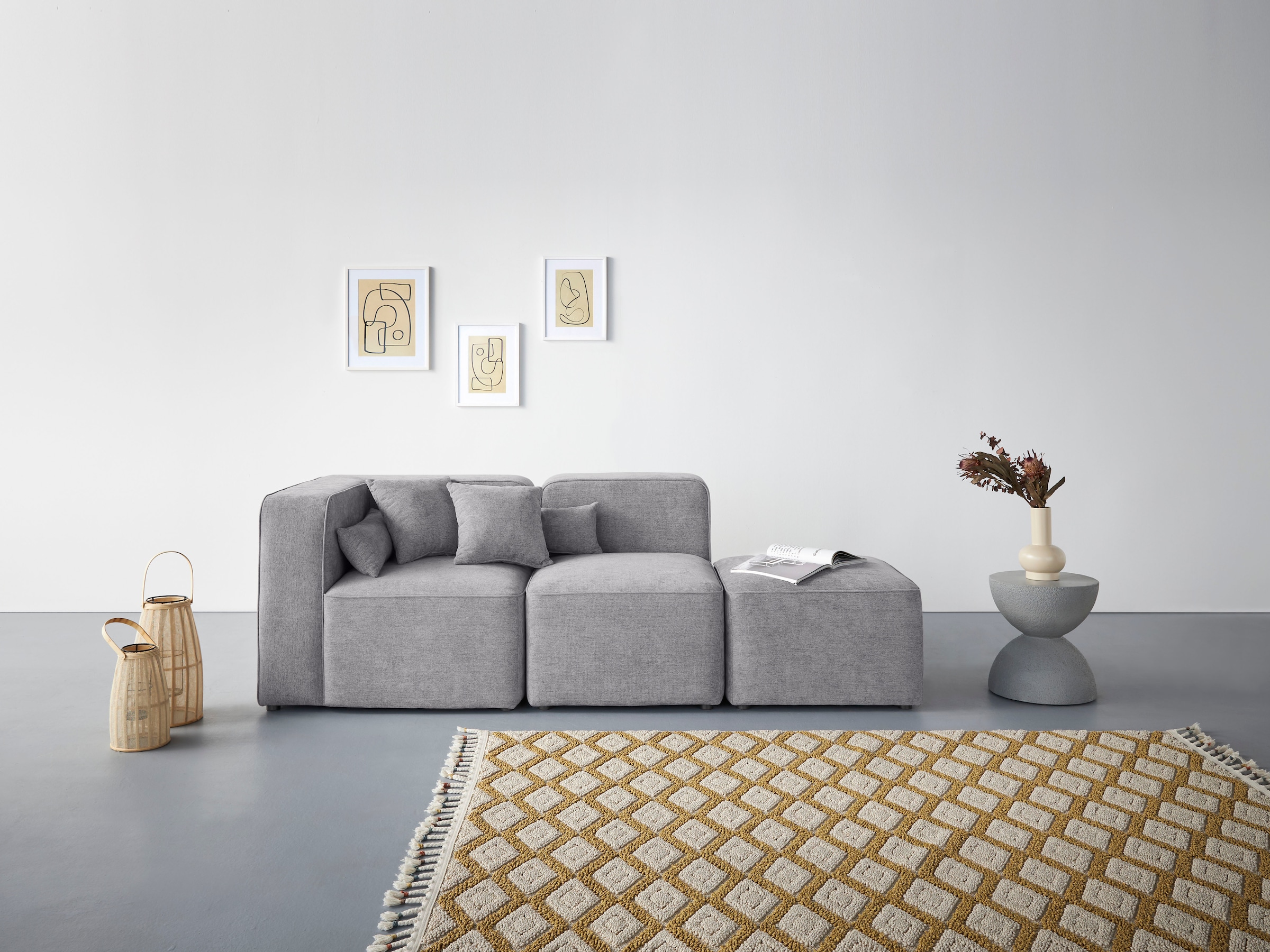 Home affaire 3-Sitzer "Sundstrup" Modulserie, individuelle Zusammenstellung günstig online kaufen