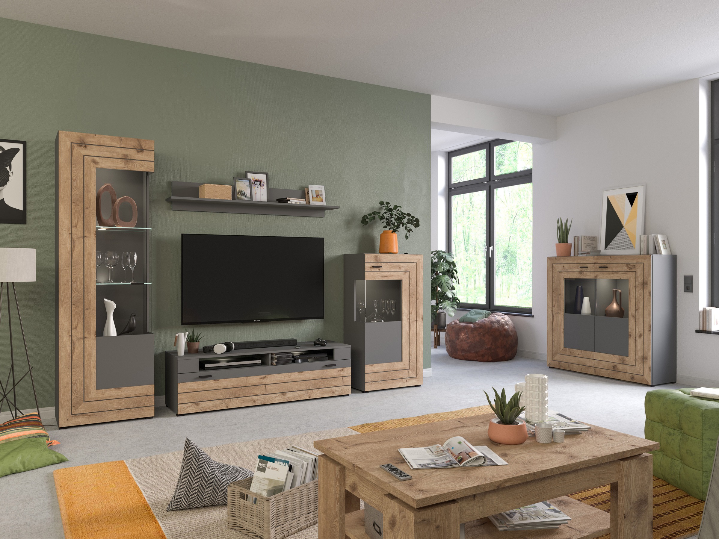 INOSIGN Wandboard »Aalborg, Breite 140 cm, 1 Ablageboden, inklusive Wandmontagematerial«, Regal, Wandregal, Ablage, Wandpaneel
