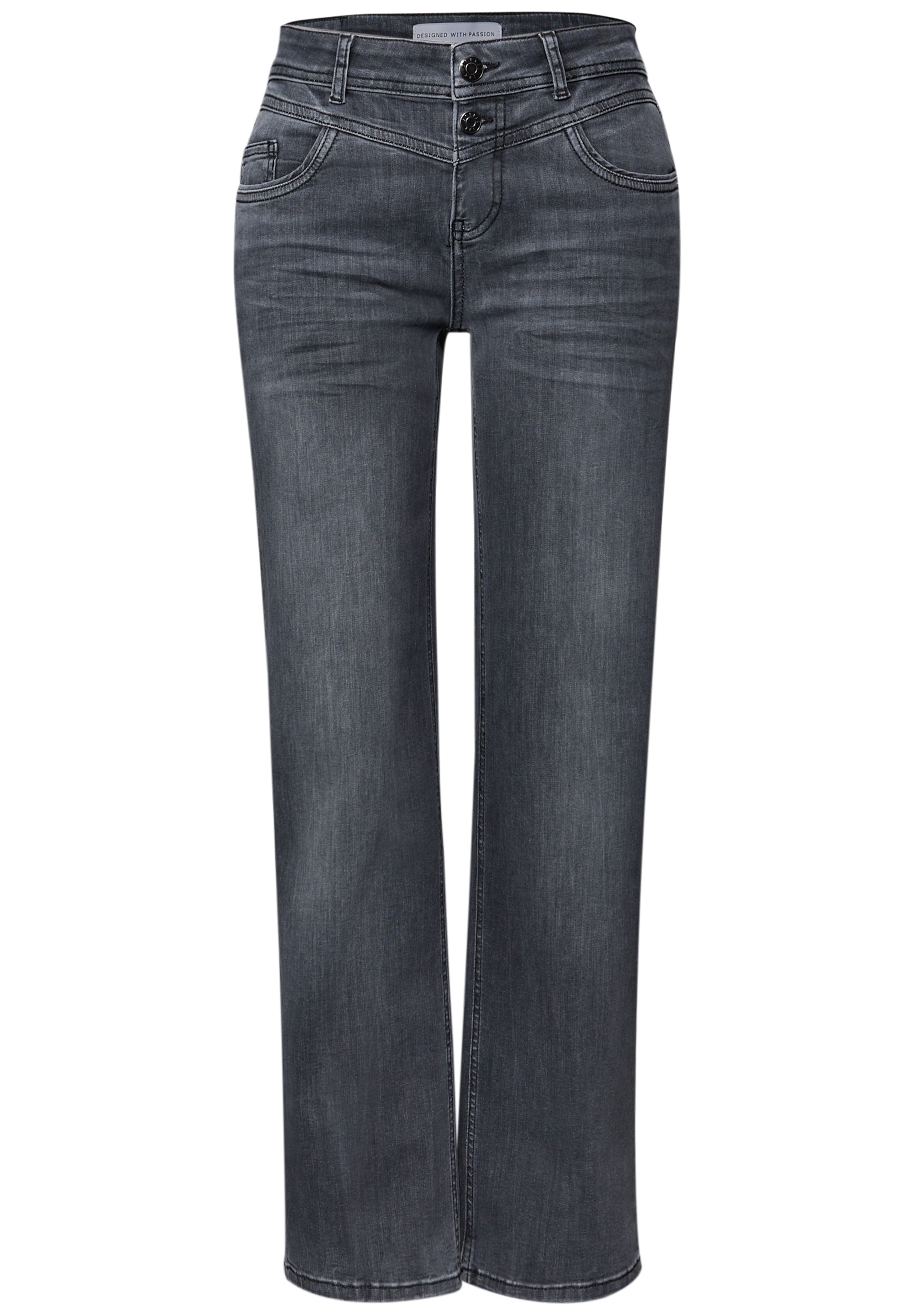 STREET ONE Comfort-fit-Jeans Middle Waist