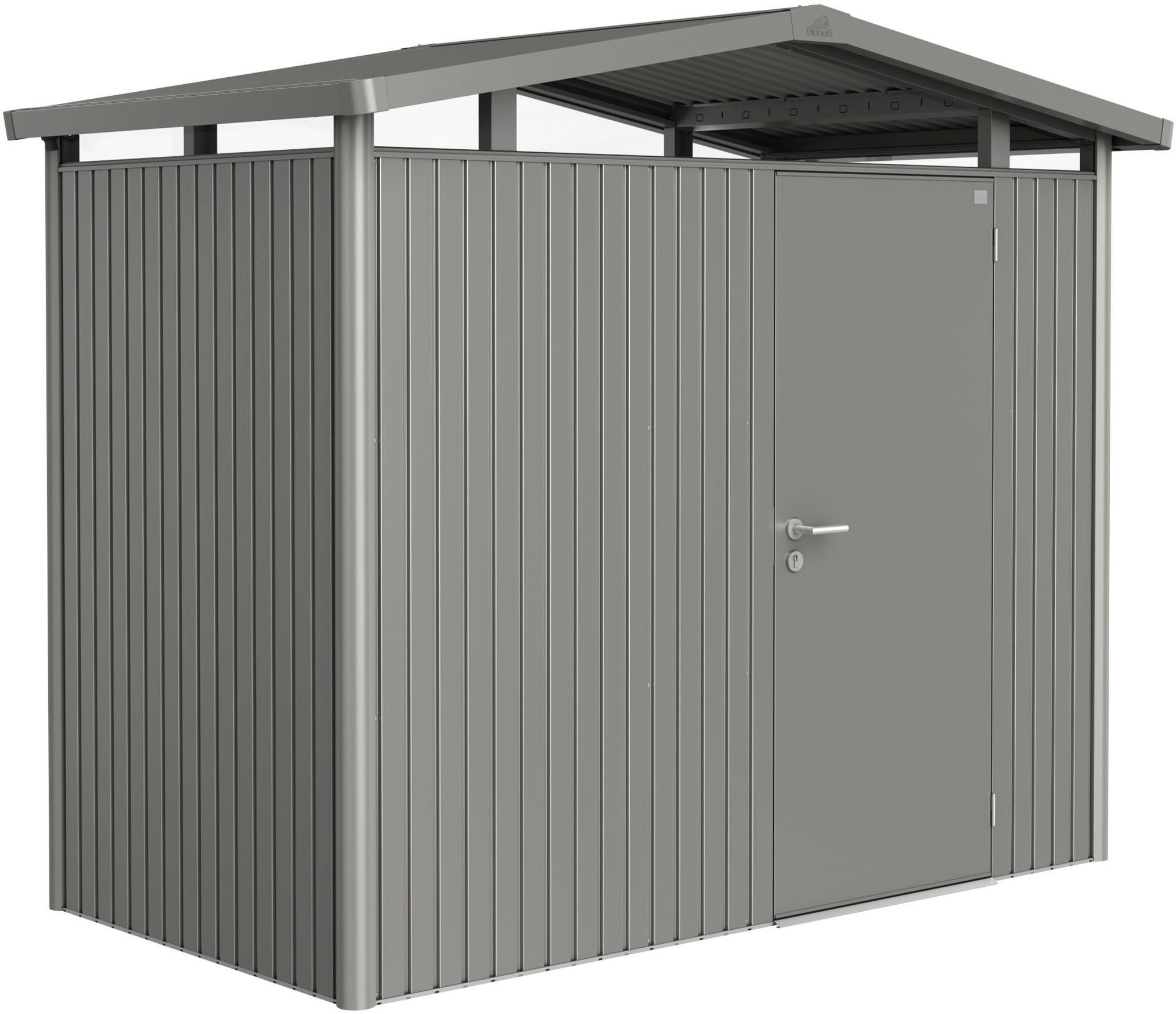 Biohort Gerätehaus "PANORAMA Gr. P1 quarzgrau-metallic mit Standardtür" aus günstig online kaufen