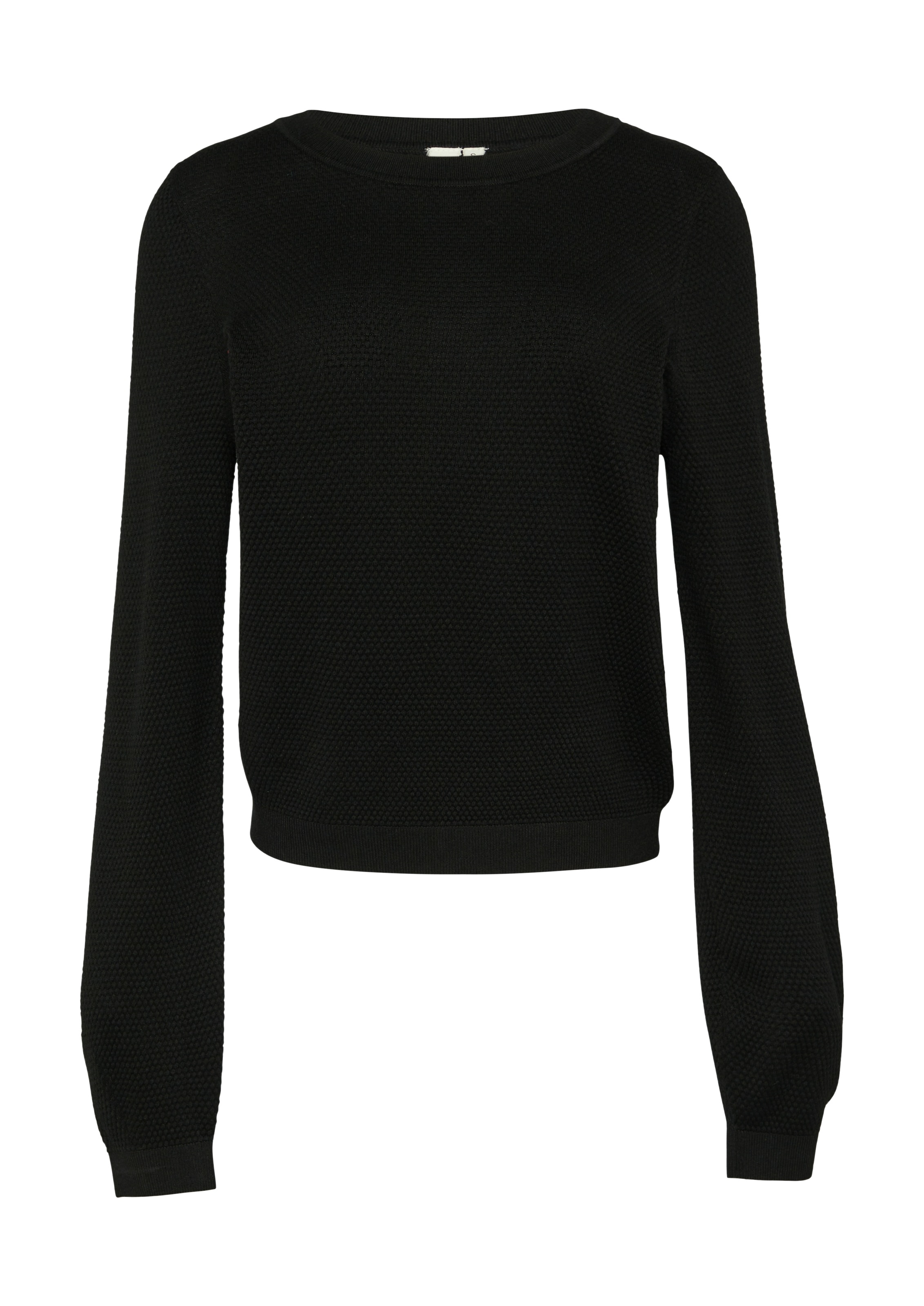 Thumbnail - QS Rundhalspullover in Strick-Optik