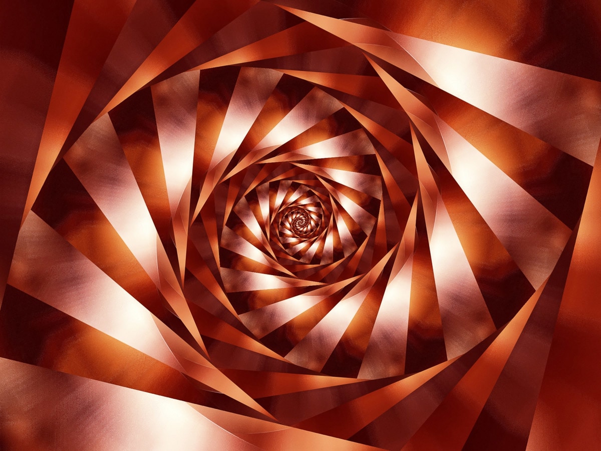 Papermoon Fototapete "Spiralstreifen"