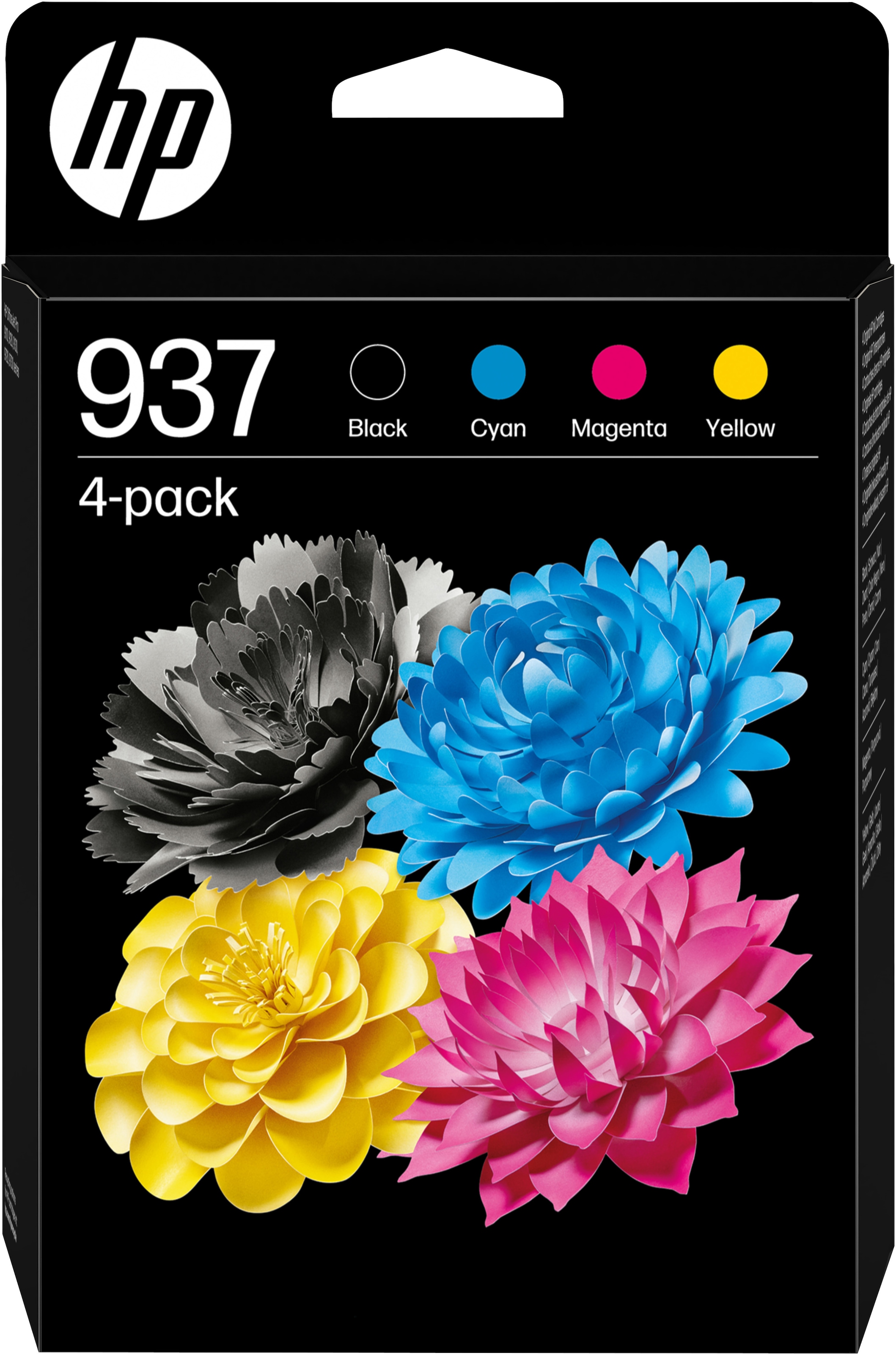 HP Tintenpatrone "937 4er-Pack", bunt, Tintenpatronen
