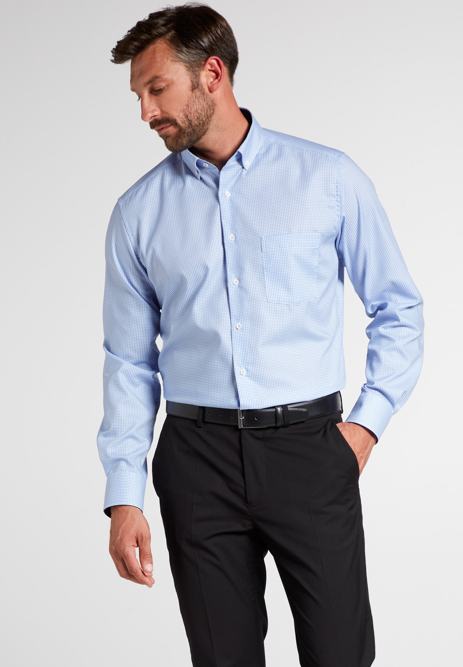 Eterna Langarmhemd "MODERN FIT" NON IRON (bügelfrei) günstig online kaufen