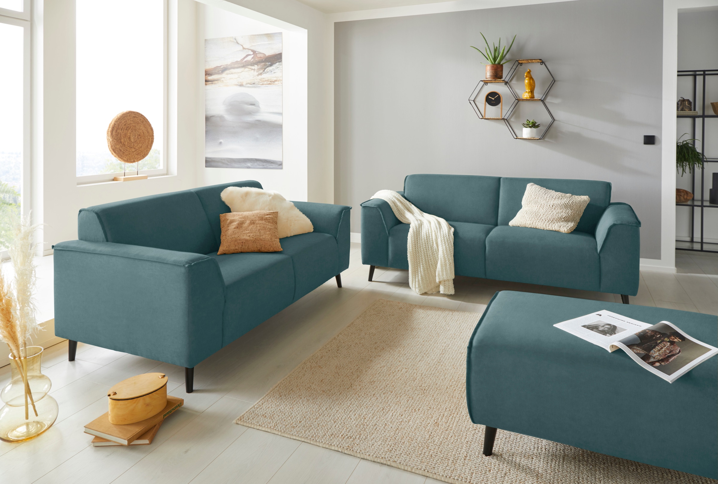 DOMO collection 2,5-Sitzer »Amora tolle Verarbeitungsdetails, komfortabel,«, mit Federkern für hohen Sitzkomfort