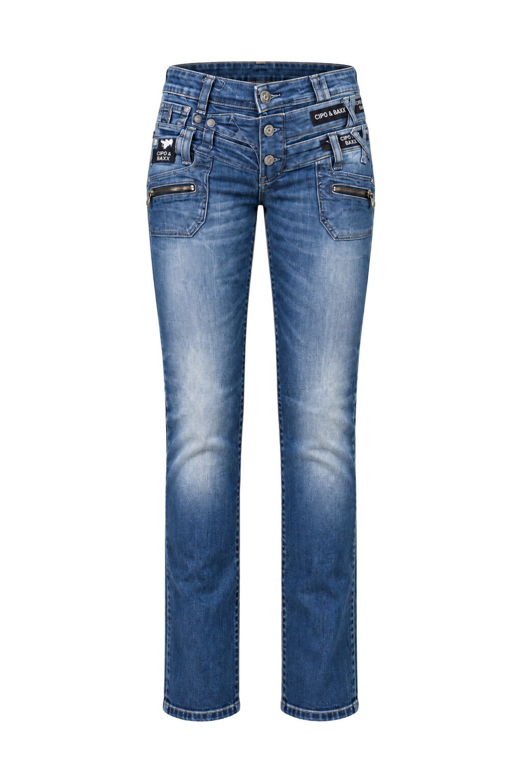 Cipo & Baxx 5-Pocket-Jeans »Jeans« in Straight-Fit, CBW-0282