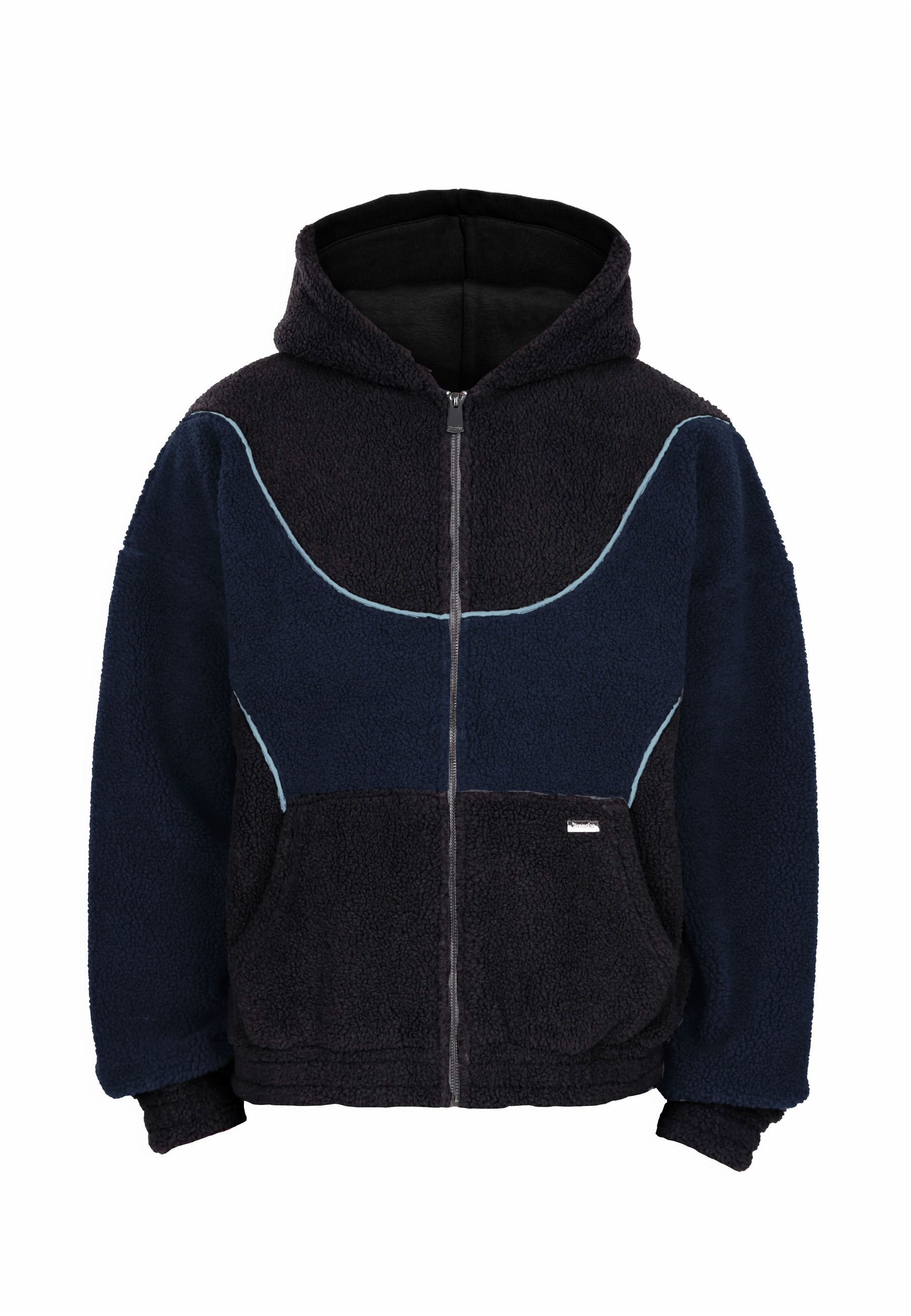 Dropsize Kapuzenpullover "Dropsize WAVY TEDDY ZIP HOODIE" 1 tlg. günstig online kaufen