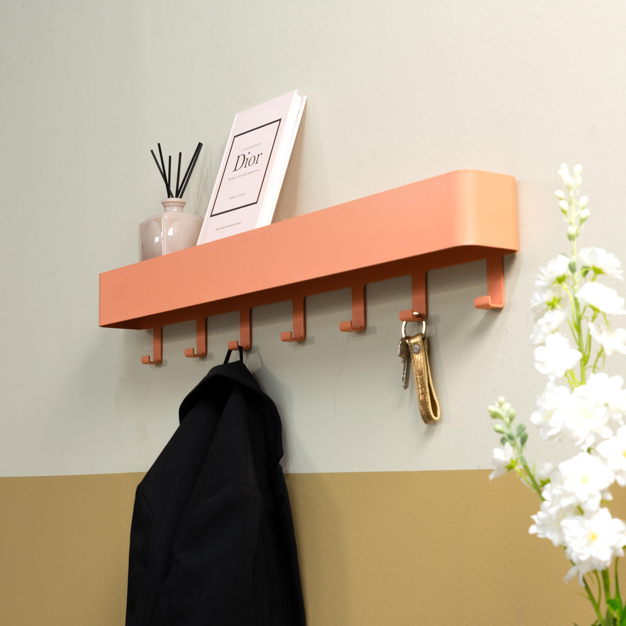 Spinder Design Garderobenhaken Metall, Breite 72 cm