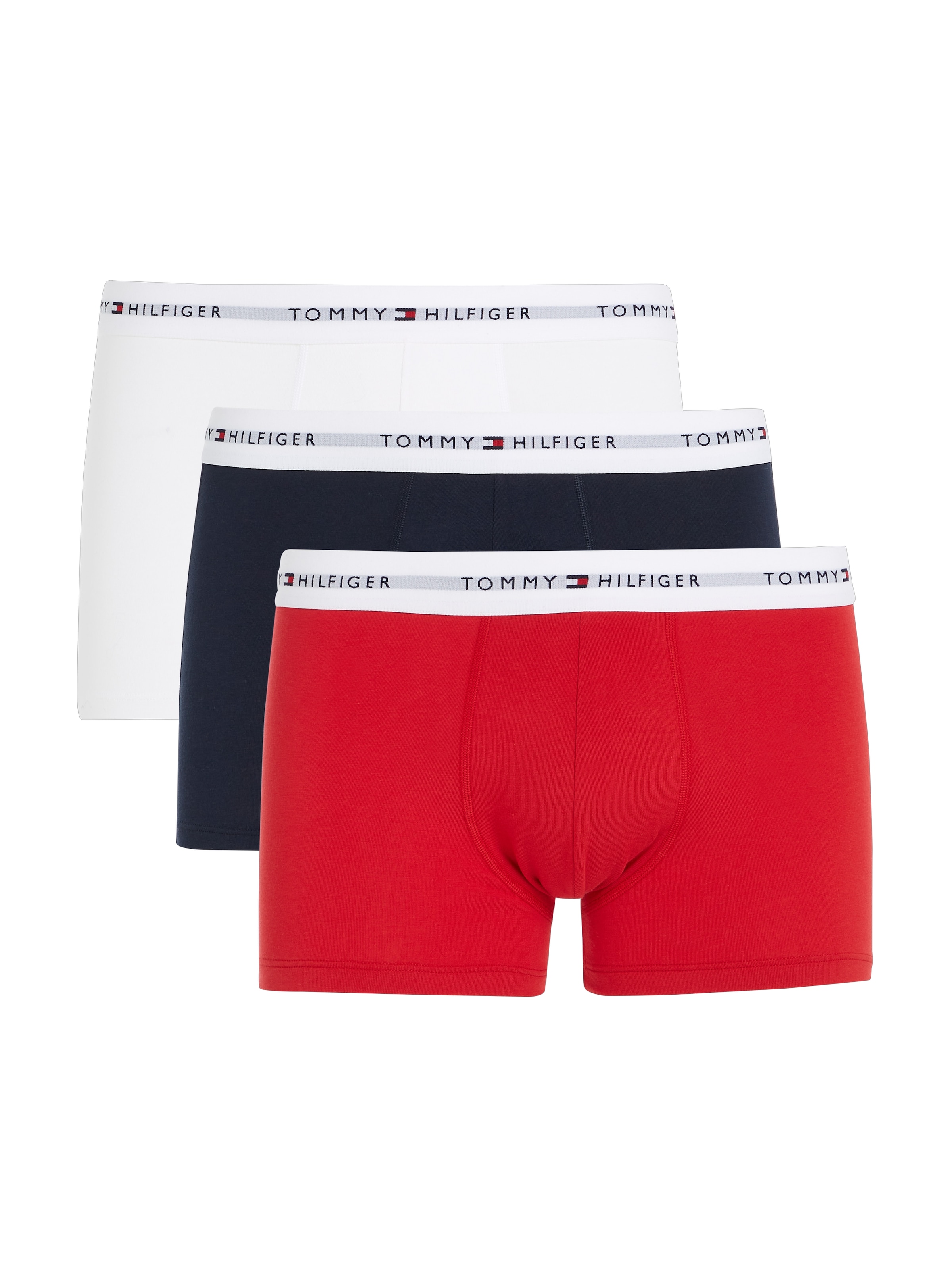 Tommy Hilfiger Underwear Trunk "3P TRUNK", (Packung, 3 St., 3er-Pack), mit Logobund