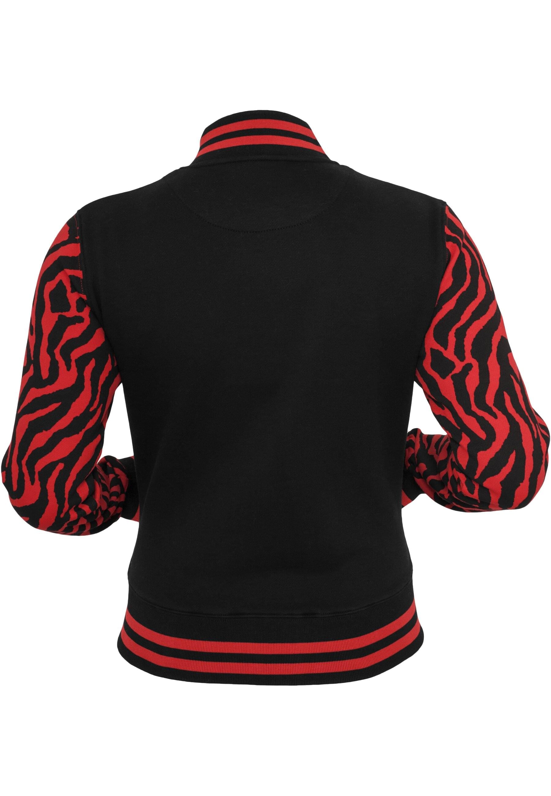URBAN CLASSICS Collegejacke »Damen Ladies Zebra 2-tone College Sweatjacket«,  (1 St.), ohne Kapuze für bestellen | BAUR