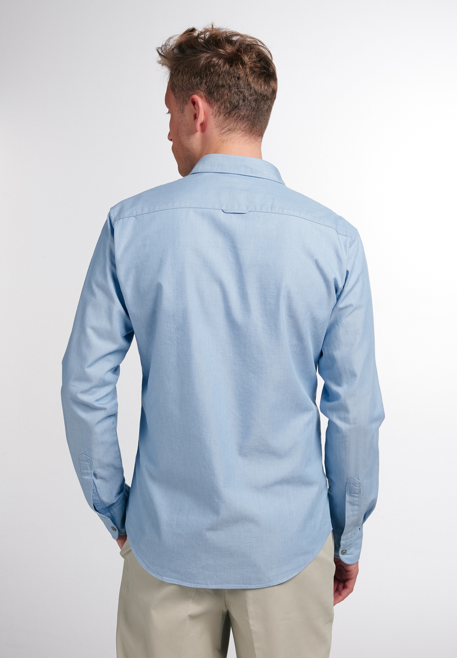 Eterna Langarmhemd »SLIM FIT« EASY IRON (bügelleicht)