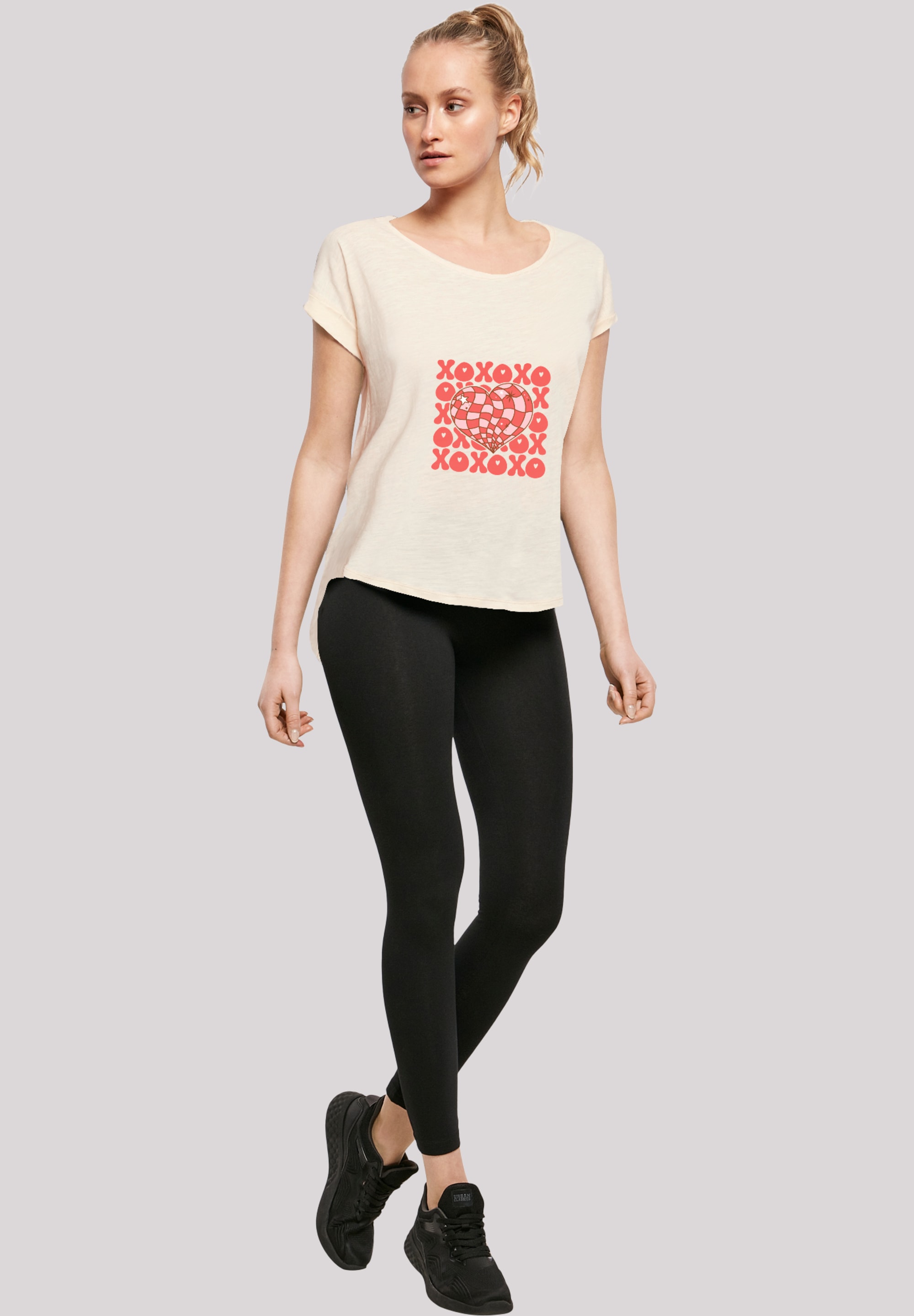 F4NT4STIC T-Shirt »XOXO Herz Love«, Premium Qualität