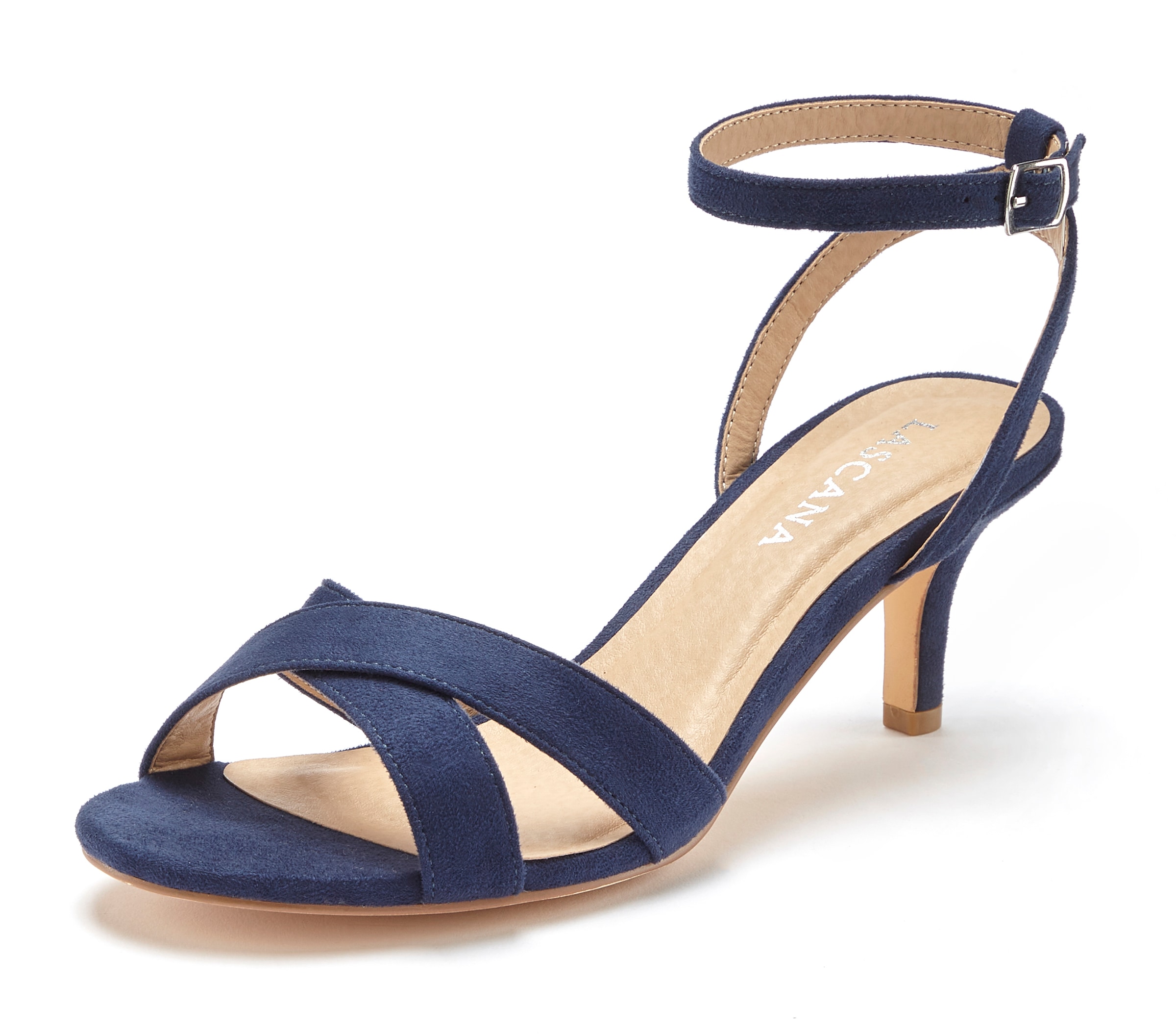 LASCANA Sandalette, High-Heel-Sandalette, Riemchensandalette, Sommerschuh VEGAN