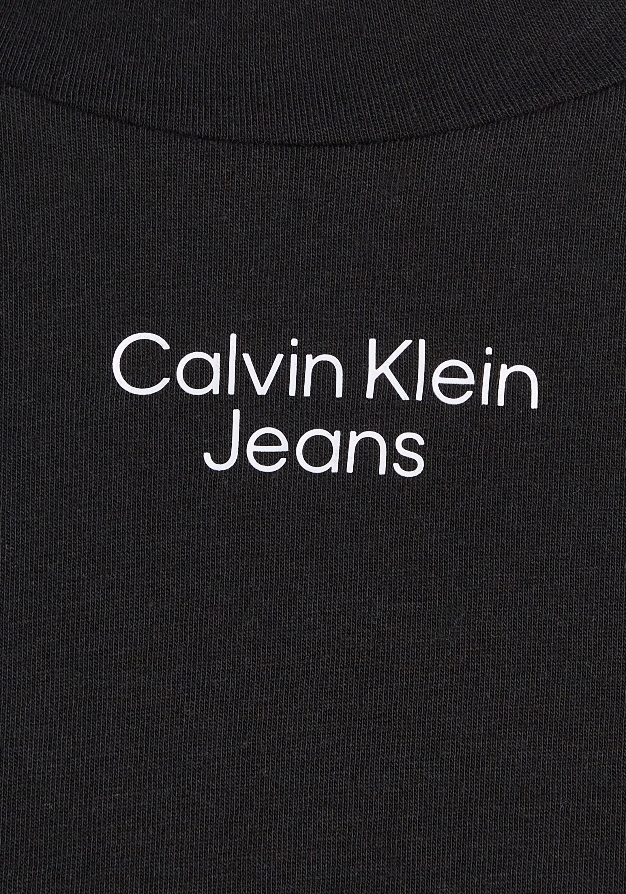 T-Shirt Friday Logodruck Calvin BAUR Black LOGO Jeans Calvin STRAIGHT MODERN | Klein dezentem TEE«, Klein mit Jeans »STACKED