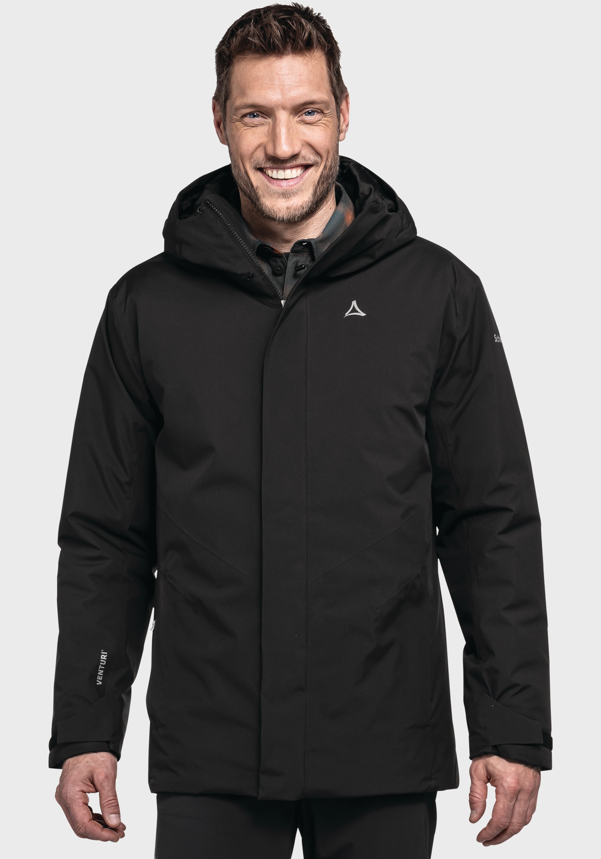 Schöffel Langjacke »Hiking Parka Style Froda MNS«, mit Kapuze