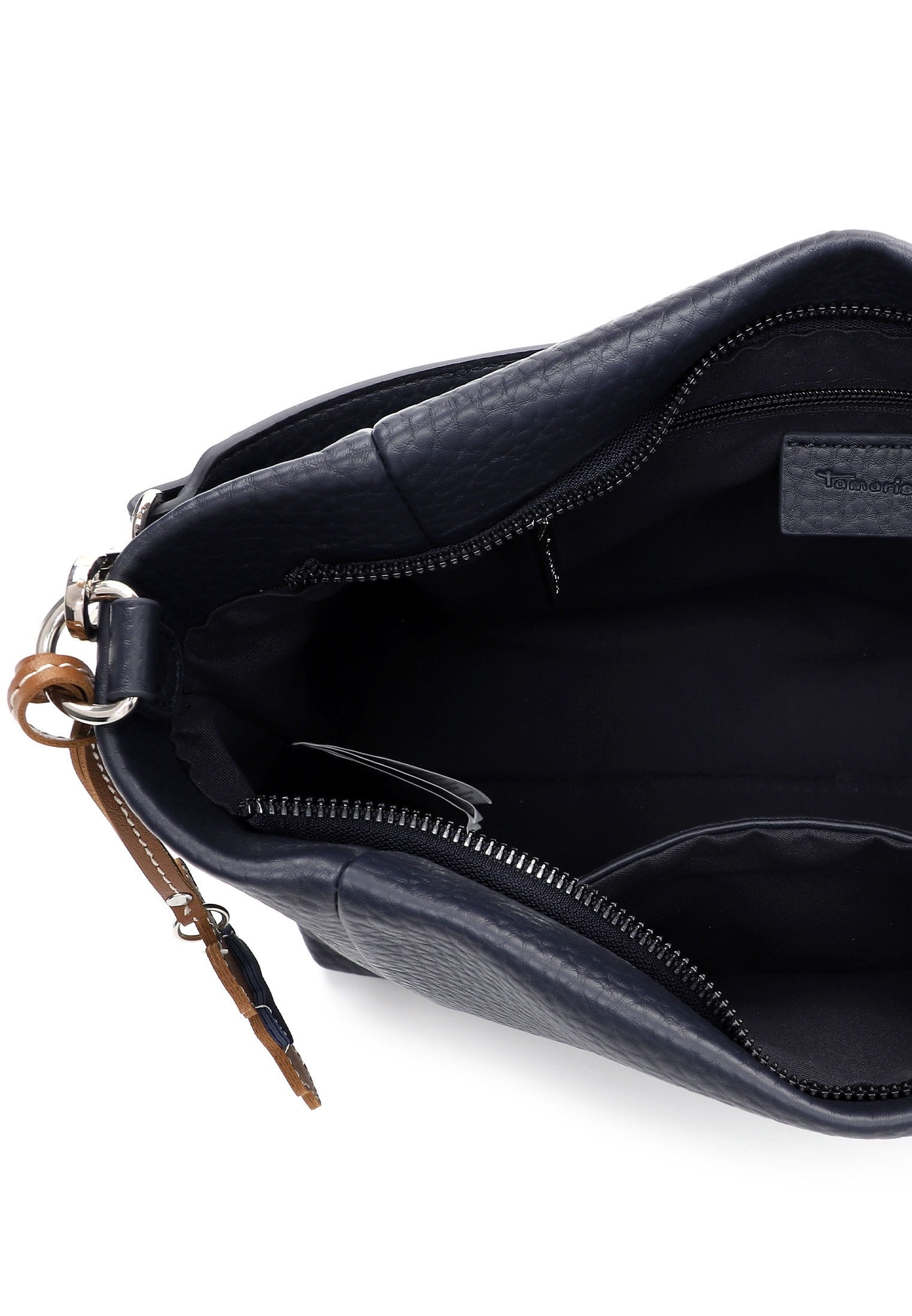 Beuteltasche TAMARIS "Beutel TAS Katrina", Damen, Gr. B/H/T: 35cm x 26cm x 13cm 0, blau (blau 500), Polyurethan, Taschen Beuteltasche 3