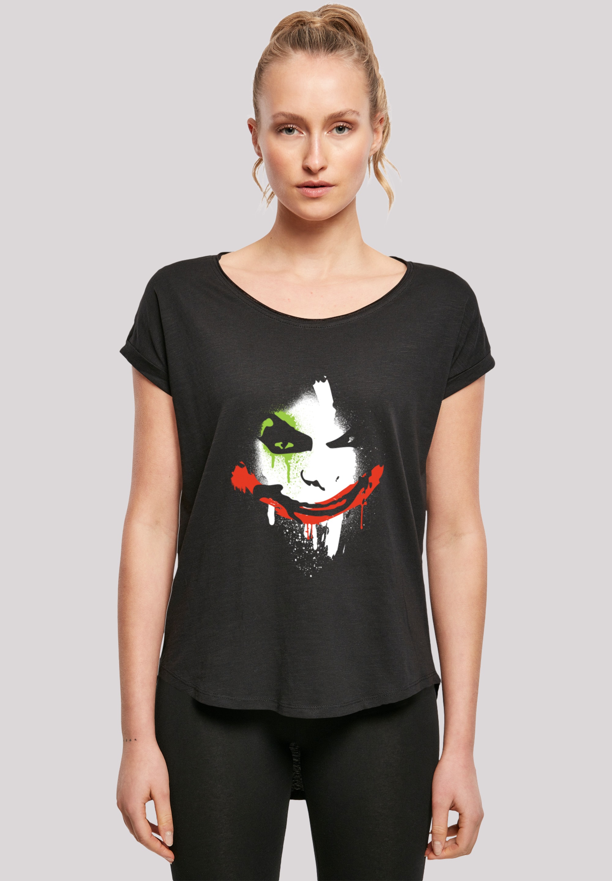 F4NT4STIC T-Shirt "DC Comics Batman Arkham City Joker Face", Print günstig online kaufen