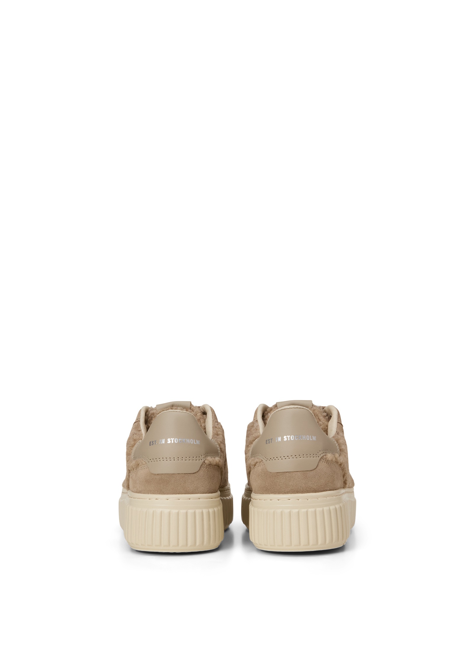 Marc O'Polo Sneaker »aus Teddyfell mit Echtleder-Details«