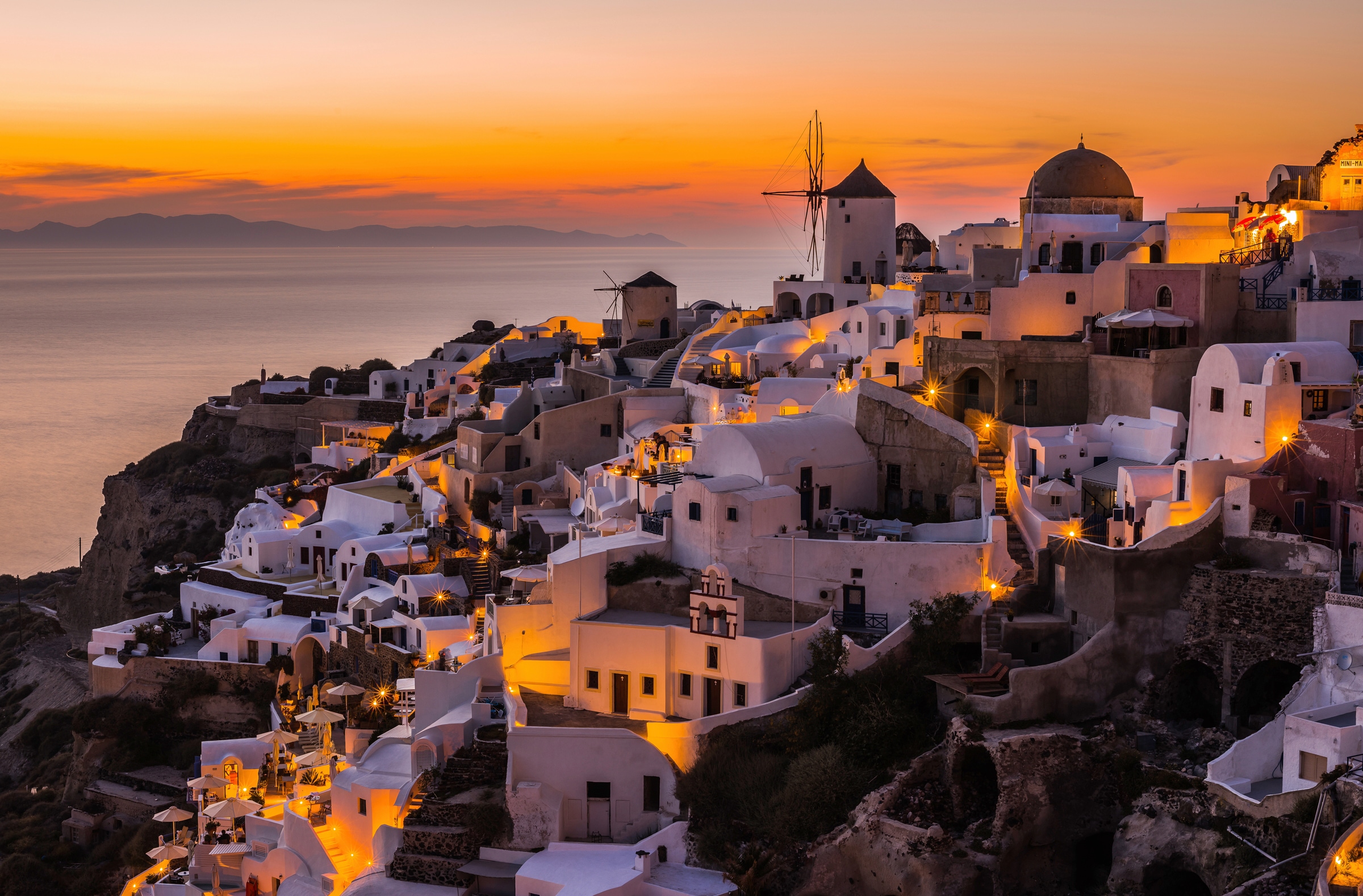 Papermoon Fototapete "Photo-Art ANDREAS AGAZZI, CALISPERA SANTORINI"