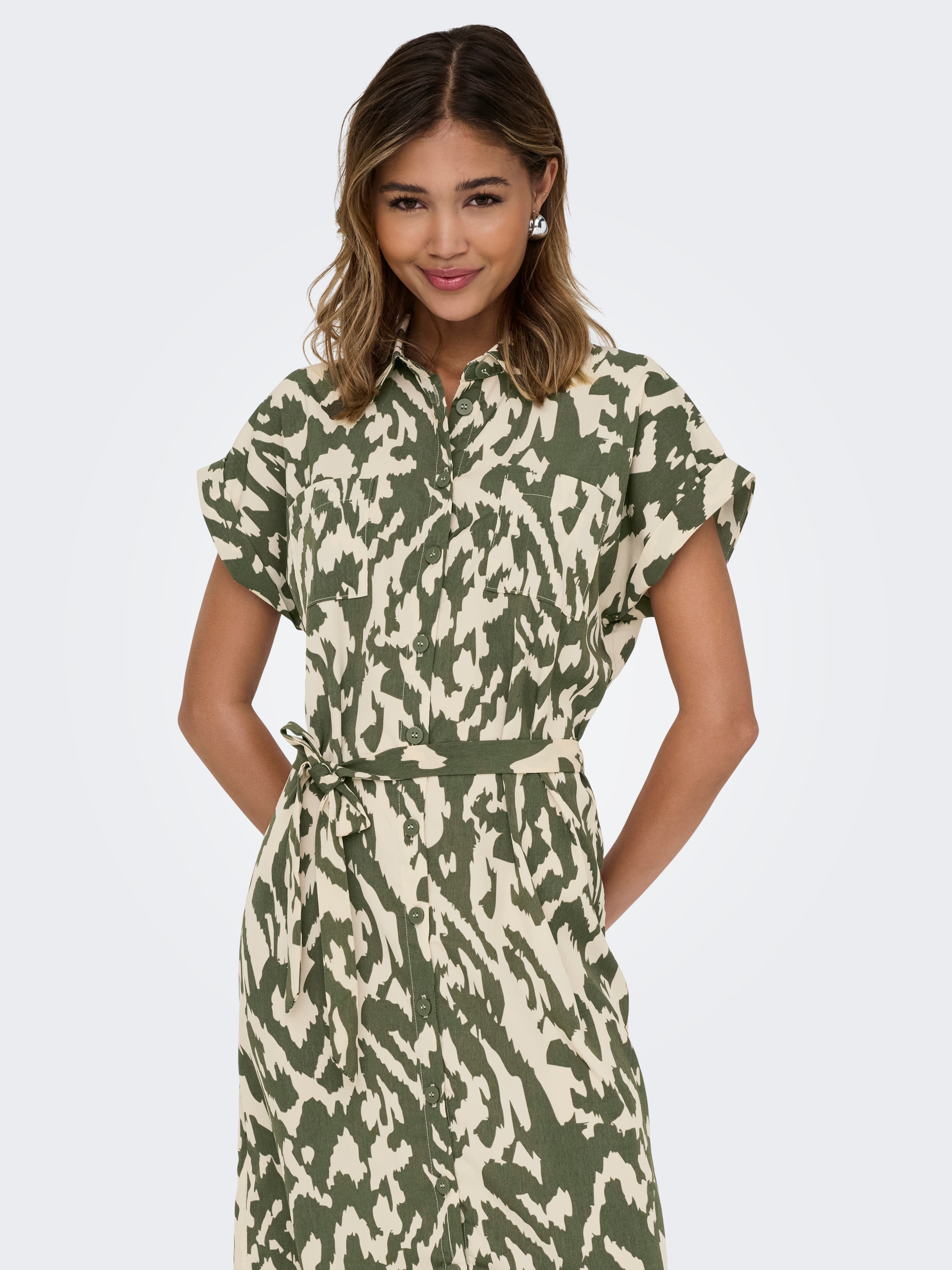 ONLY Hemdblusenkleid »ONLHANNOVER S/S SHIRT DRESS NOOS WVN«, Sommerkleid