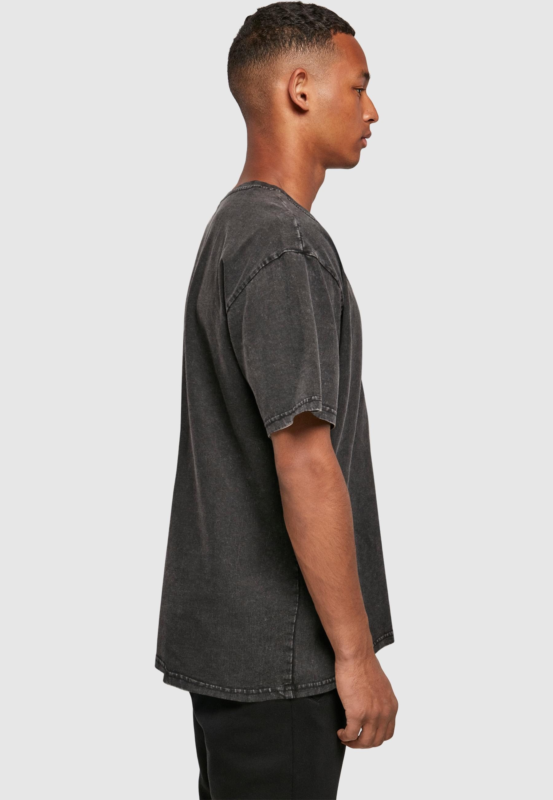 Merchcode T-Shirt »Merchcode Herren Cherry Acid Washed Oversize Tee«, (1 tlg.)
